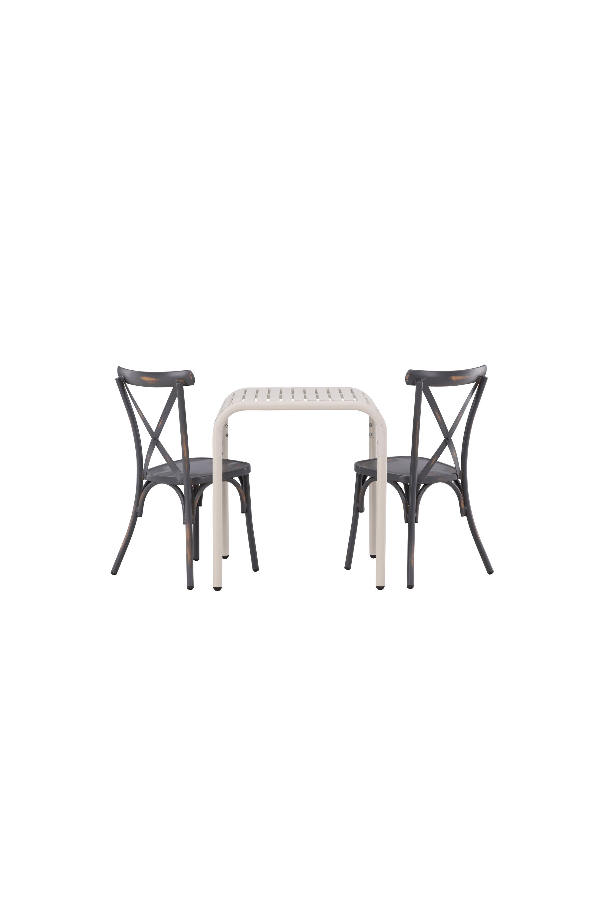 Borneo Outdoor-Tischset + Tablas 70cm/2St. in Beige präsentiert im Onlineshop von KAQTU Design AG. Gartentischset ist von Venture Home