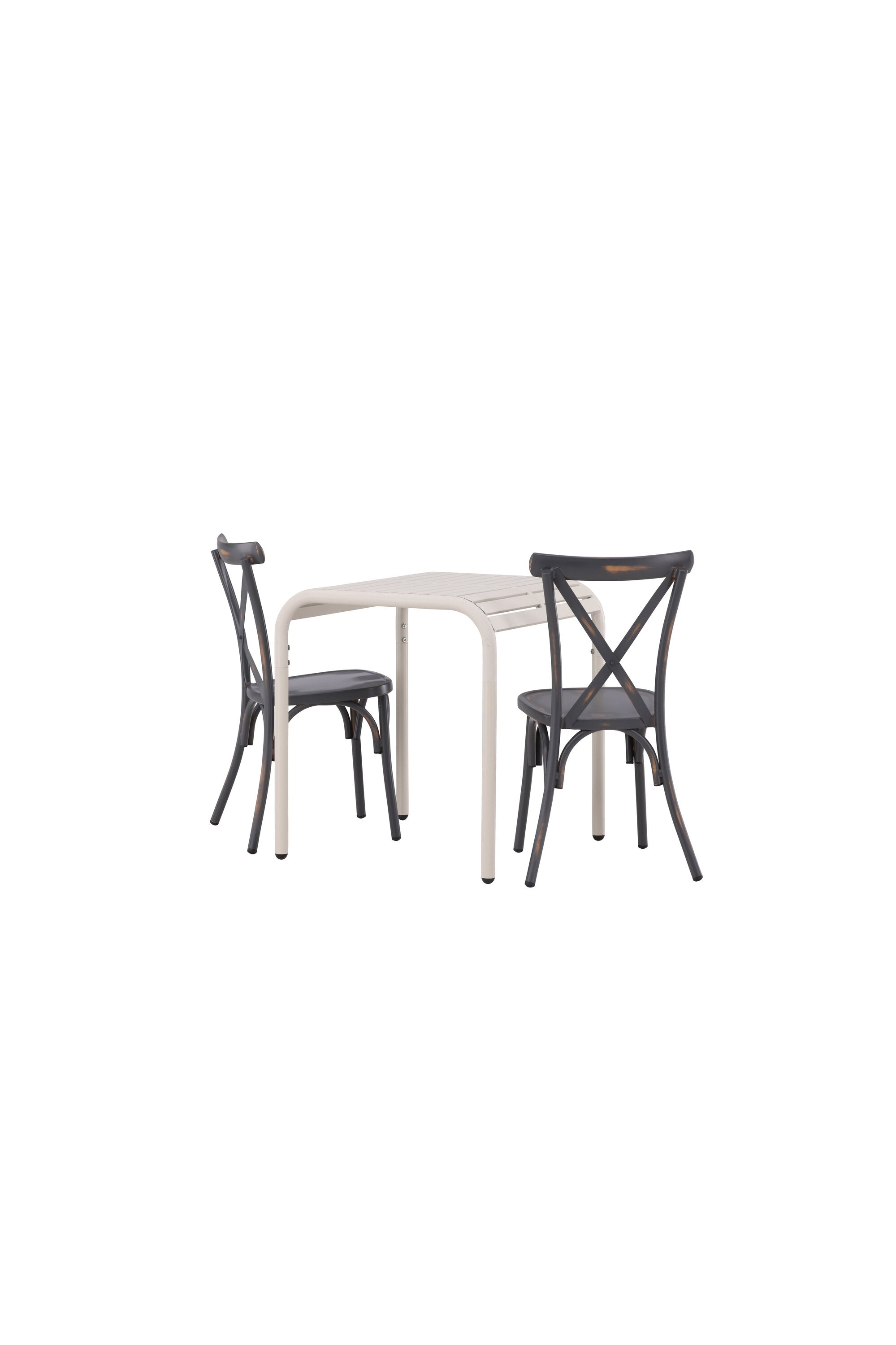 Borneo Outdoor-Tischset + Tablas 70cm/2St. in Beige präsentiert im Onlineshop von KAQTU Design AG. Gartentischset ist von Venture Home