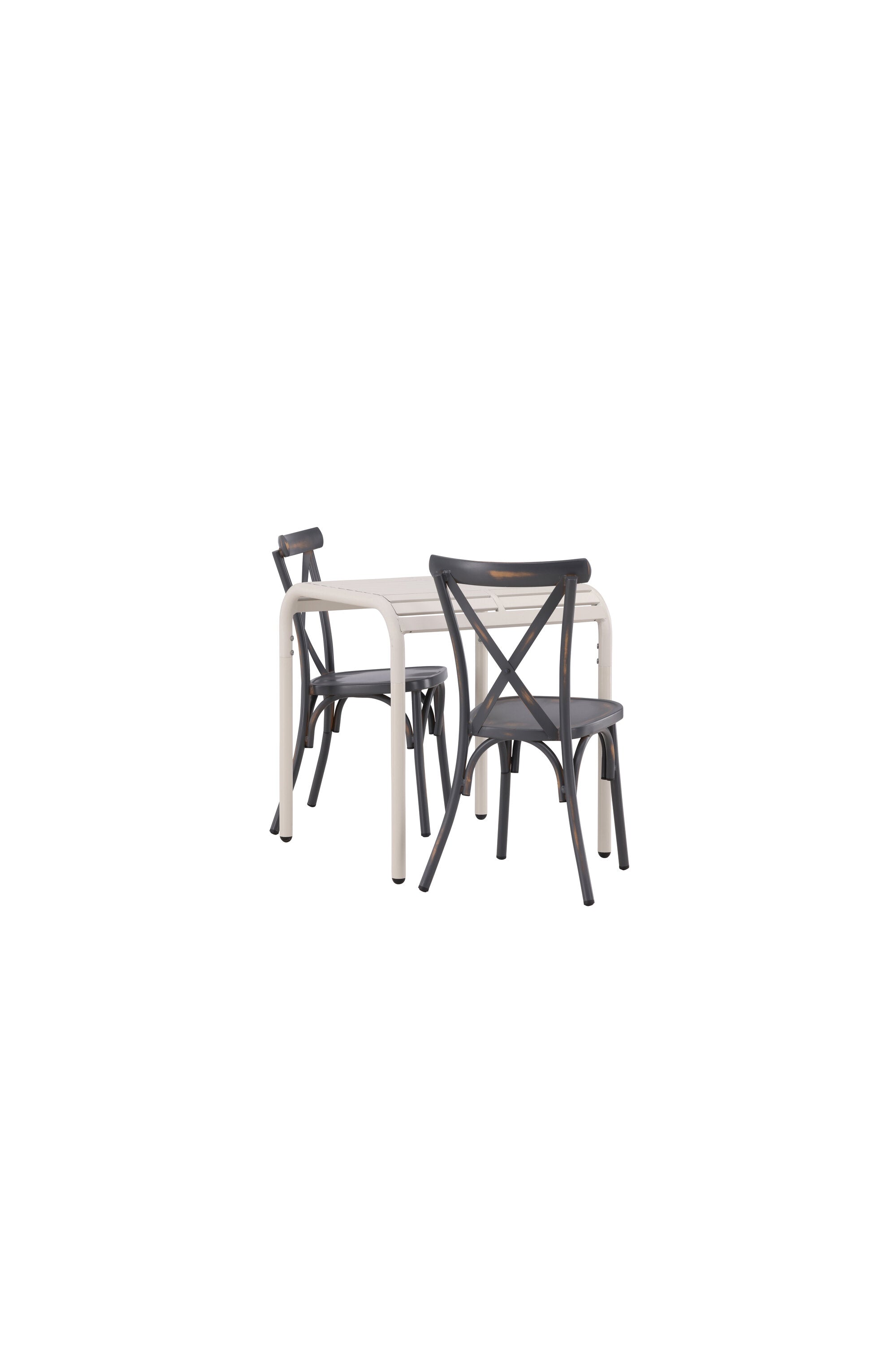 Borneo Outdoor-Tischset + Tablas 70cm/2St. in Beige präsentiert im Onlineshop von KAQTU Design AG. Gartentischset ist von Venture Home
