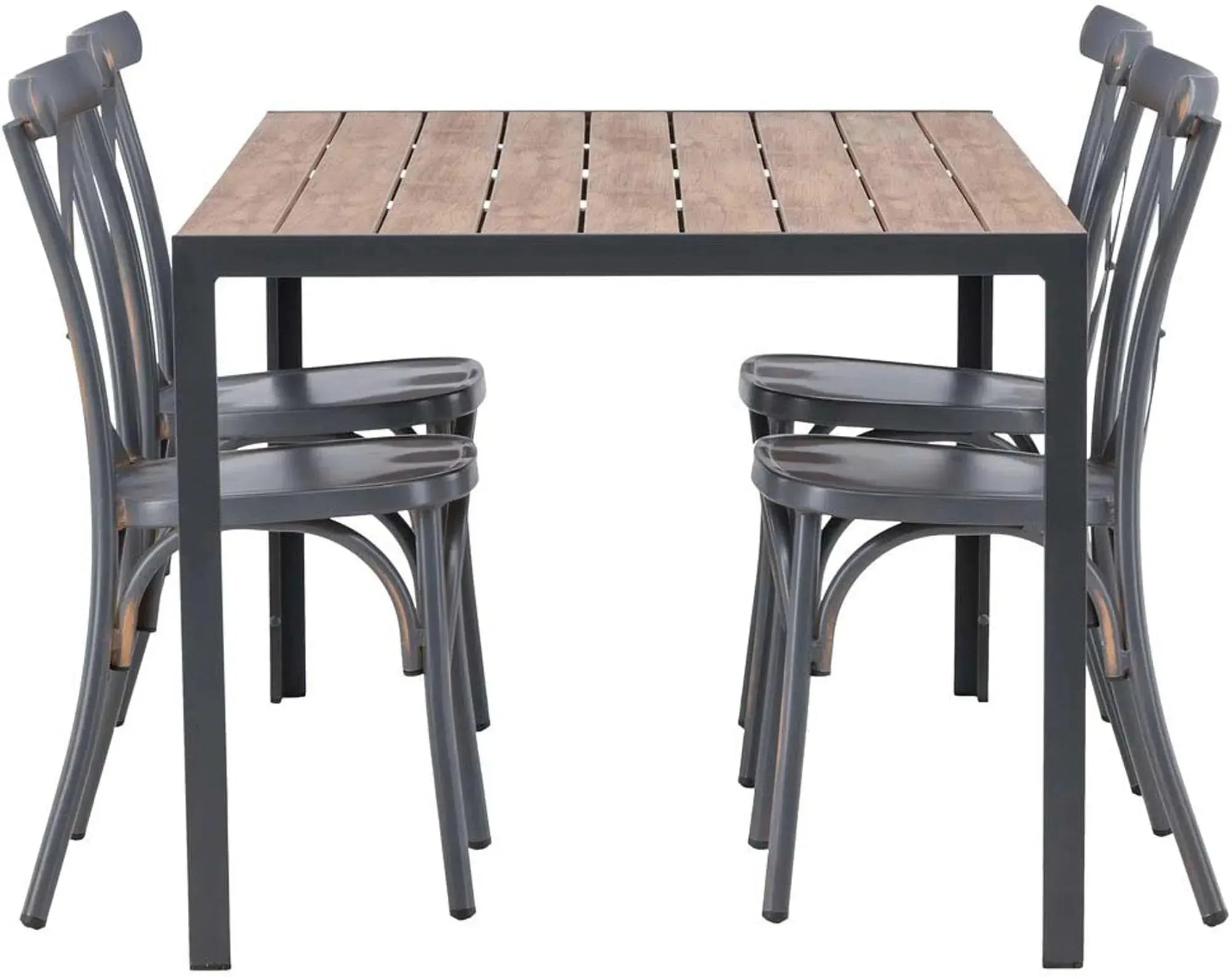 Robustes Outdoor-Tischset für entspannte Stunden im Freien.