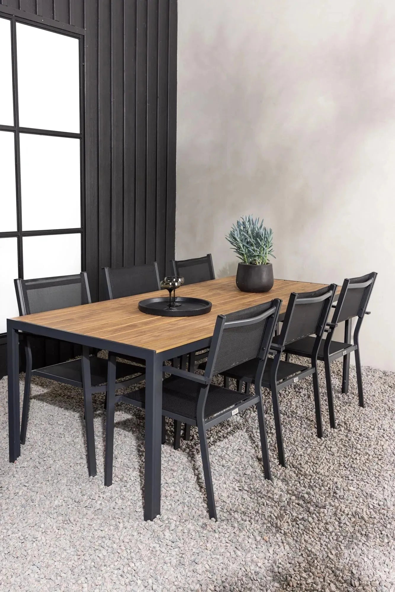 Genießen Sie das Break Outdoor-Set 205cm für 6 von Venture Home.