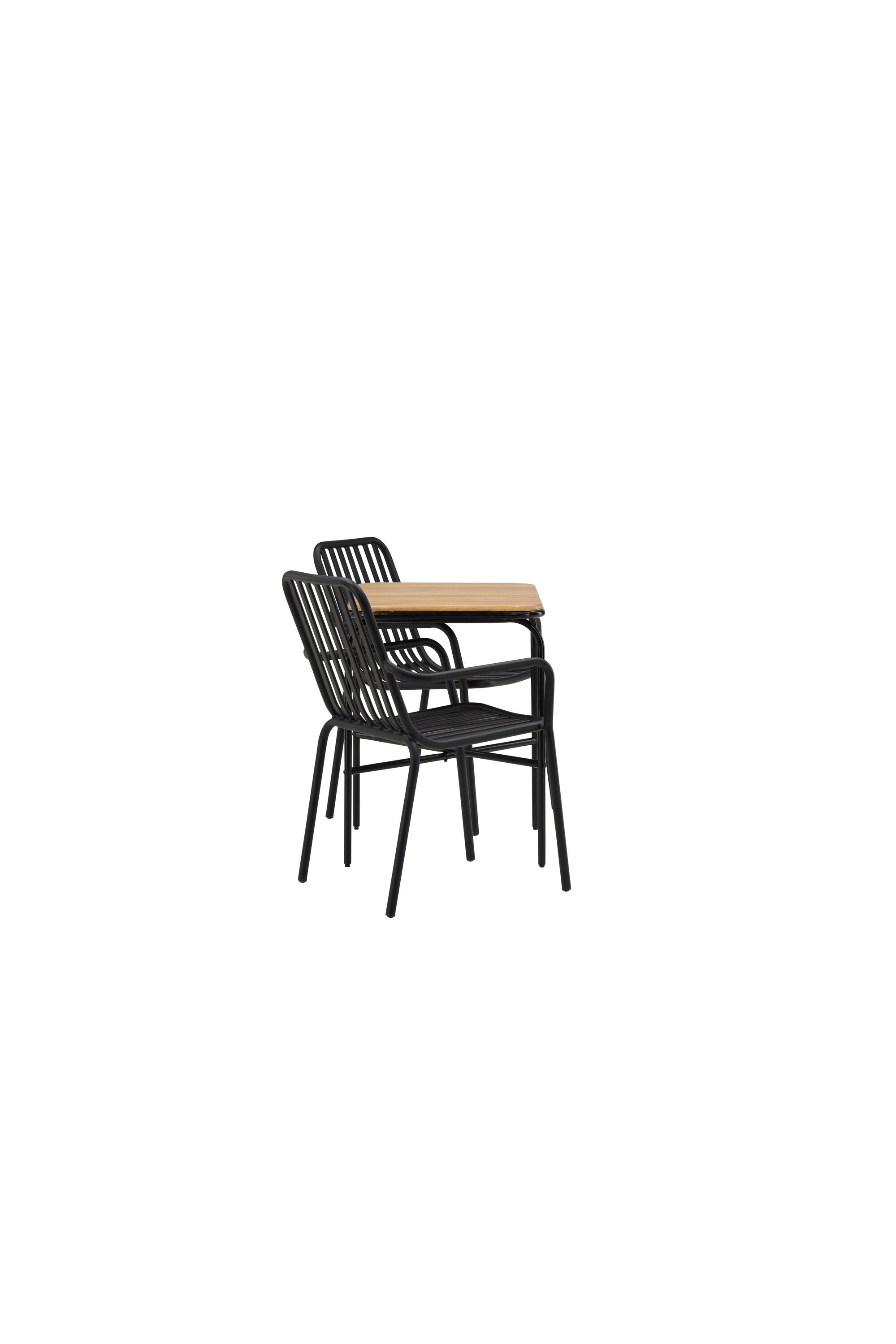 Holmbeck Outdoor-Tischset Peking 70cm/2St. in Schwarz präsentiert im Onlineshop von KAQTU Design AG. Gartentischset ist von Venture Home