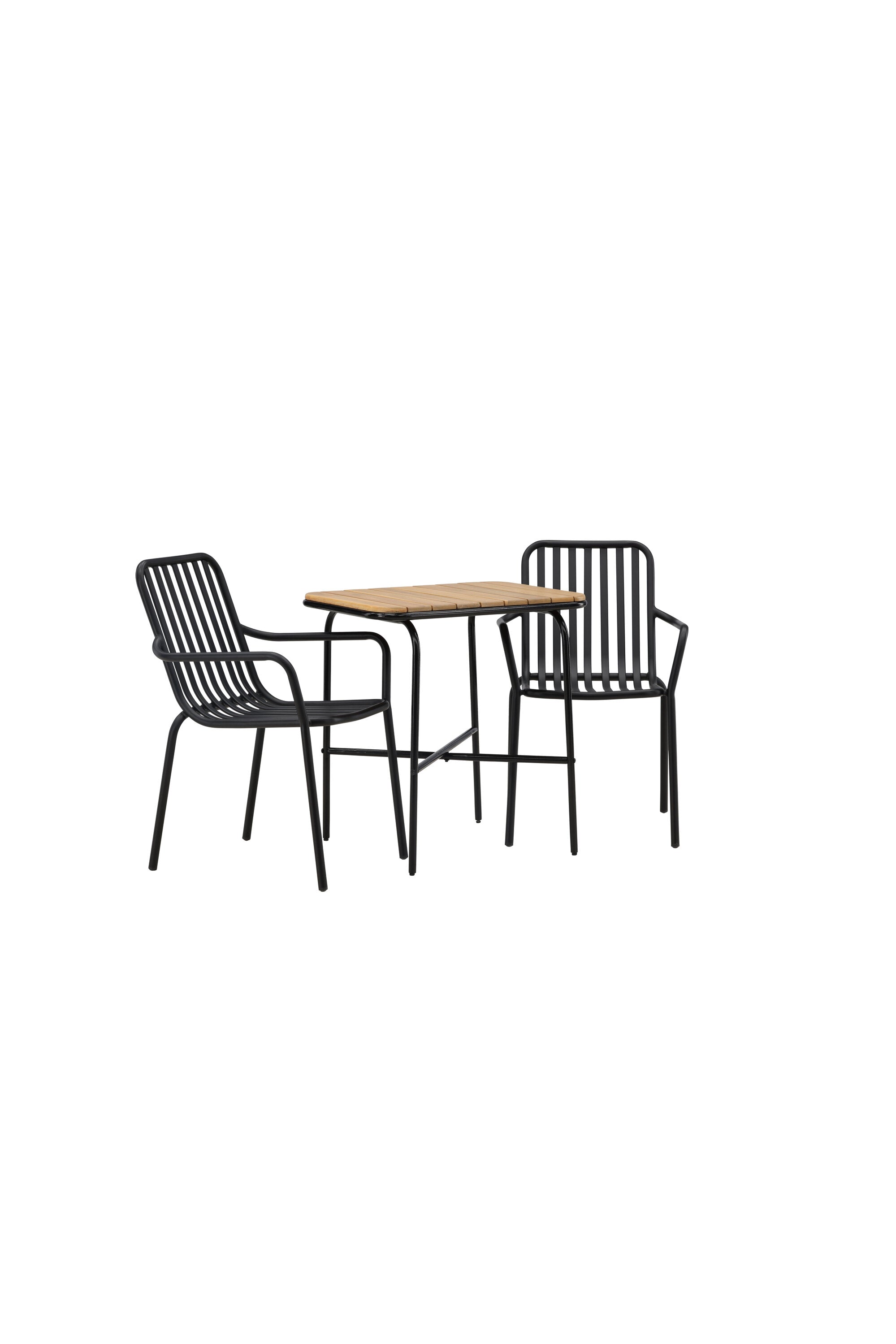 Holmbeck Outdoor-Tischset Peking 70cm/2St. in Schwarz präsentiert im Onlineshop von KAQTU Design AG. Gartentischset ist von Venture Home