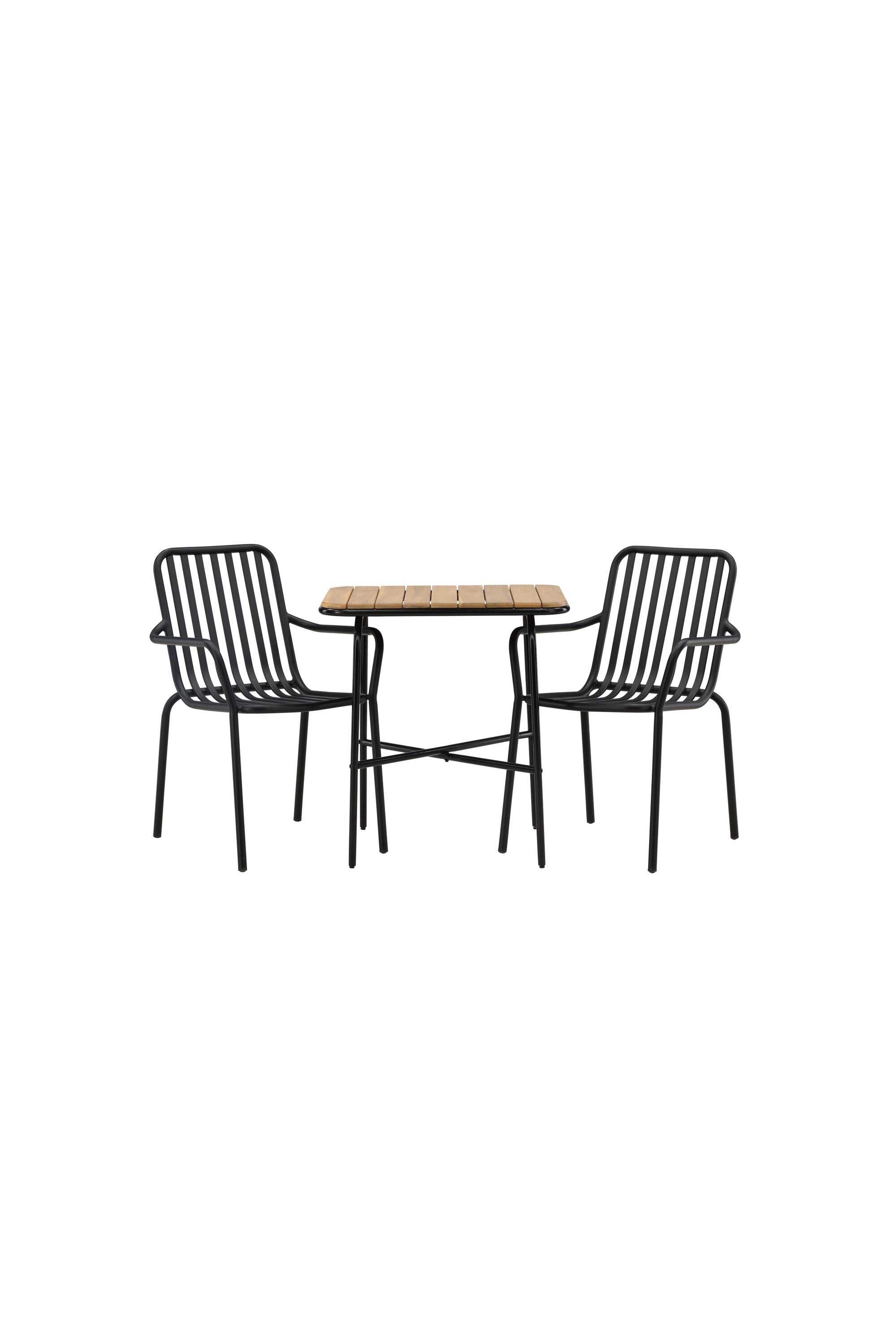 Holmbeck Outdoor-Tischset Peking 70cm/2St. in Schwarz präsentiert im Onlineshop von KAQTU Design AG. Gartentischset ist von Venture Home