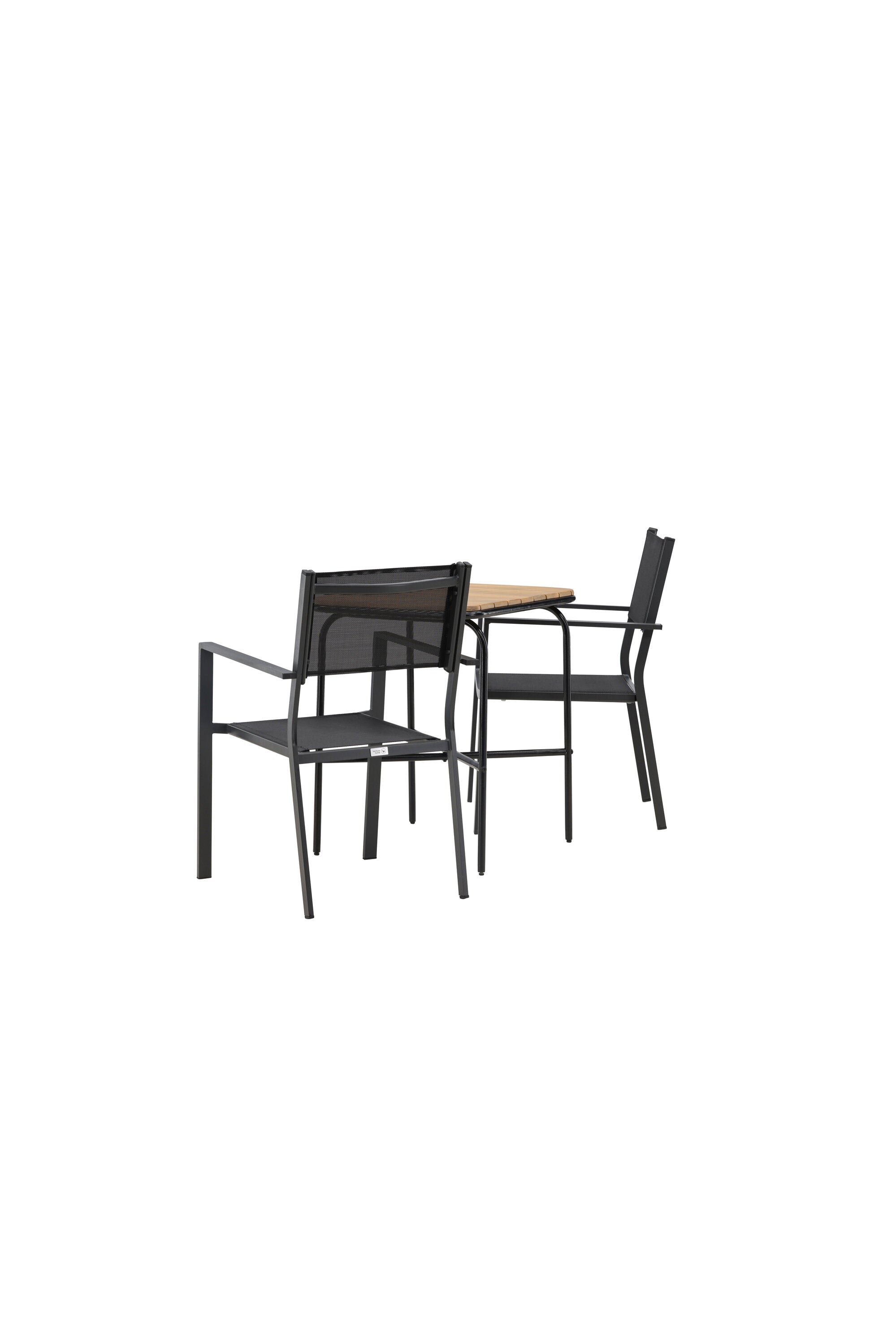 Holmbeck Outdoor-Tischset Copacabana 70cm/2St. in Schwarz präsentiert im Onlineshop von KAQTU Design AG. Gartentischset ist von Venture Home