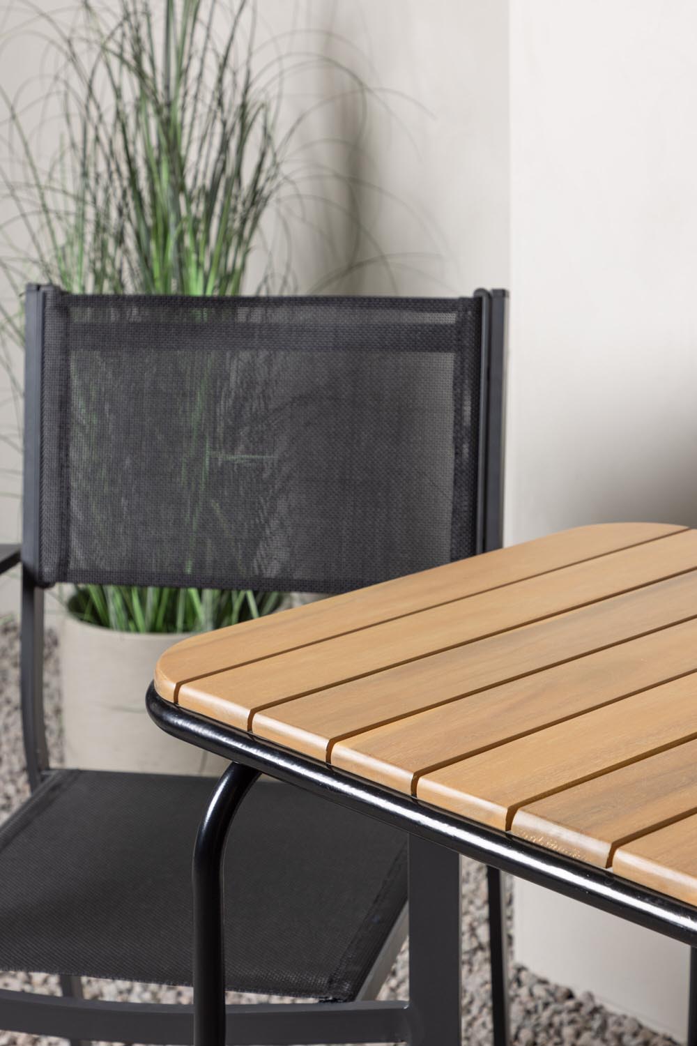 Holmbeck Outdoor-Tischset Copacabana 70cm/2St. in Schwarz präsentiert im Onlineshop von KAQTU Design AG. Gartentischset ist von Venture Home