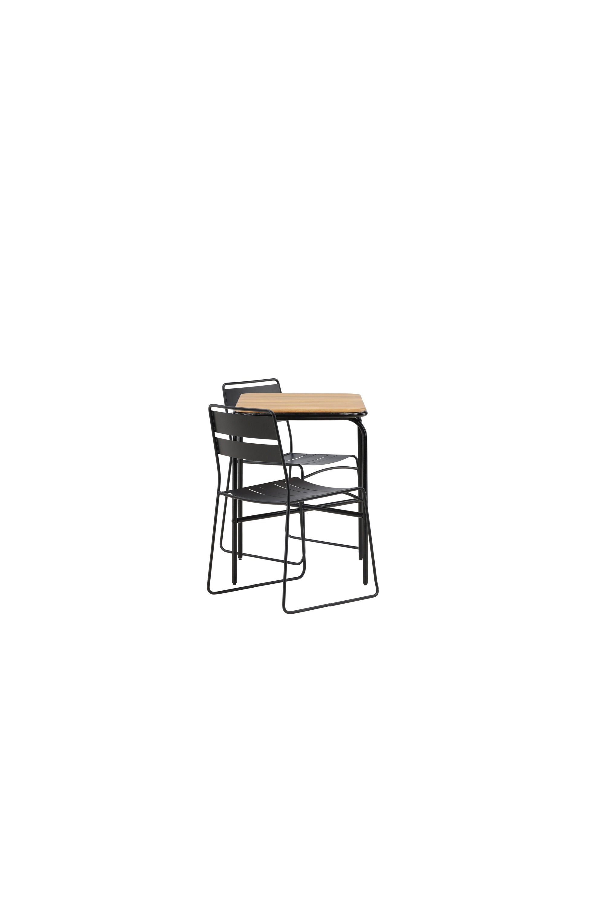 Holmbeck Outdoor-Tischset Lina 70cm/2St. in Schwarz präsentiert im Onlineshop von KAQTU Design AG. Gartentischset ist von Venture Home