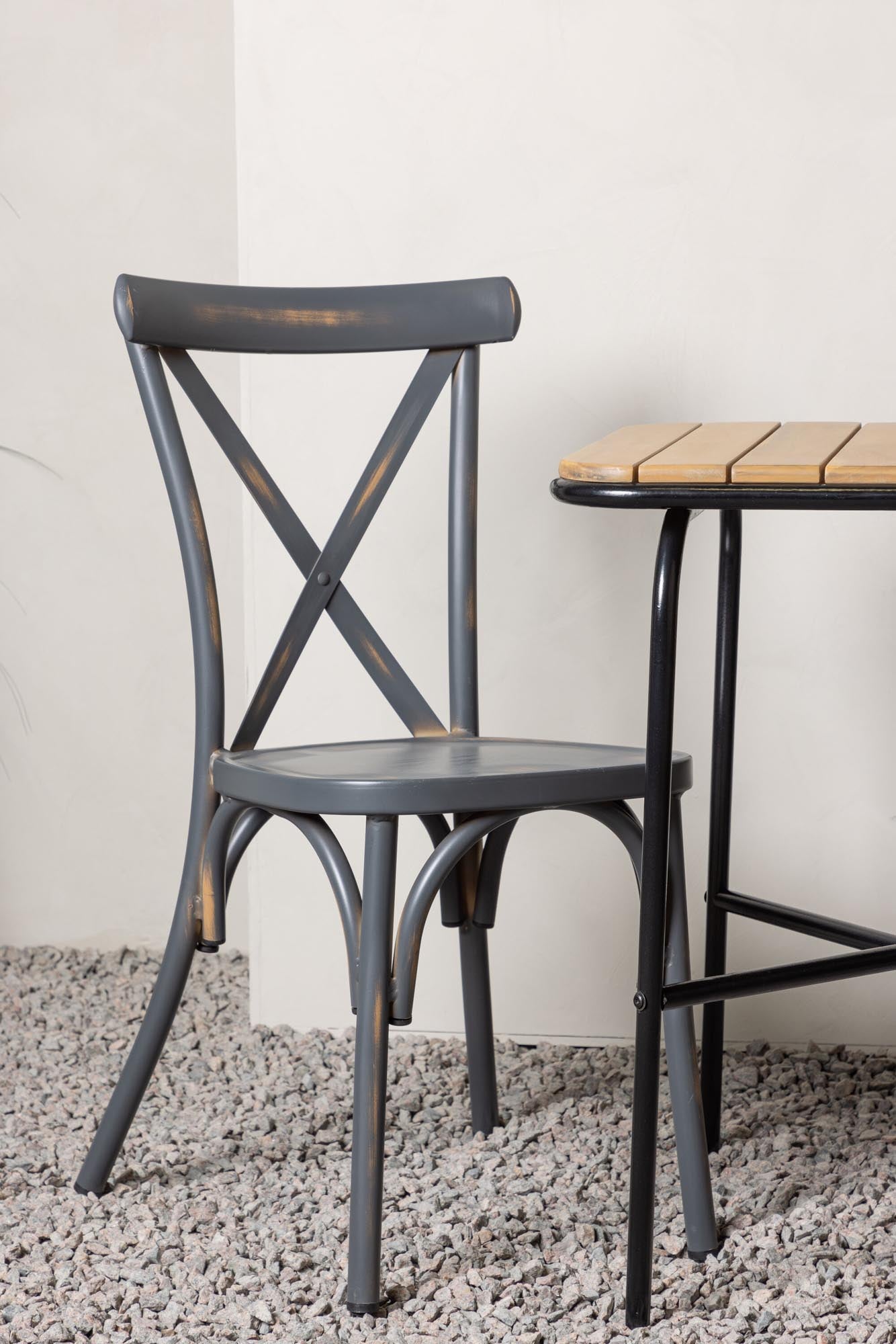 Holmbeck Outdoor-Tischset Peking: Kompaktes Design für Balkon und Terrasse, ideal für gesellige Stunden im Freien.