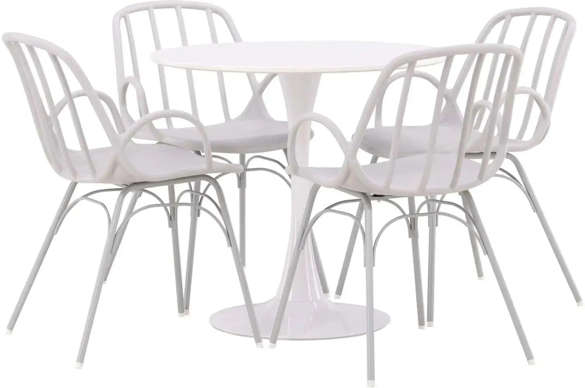 Stilvolles Hamden Set mit Dyrön Tisch, ideal für kleine Räume.