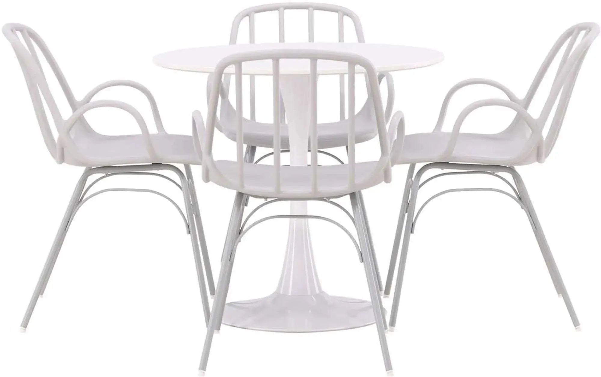 Stilvolles Hamden Set mit Dyrön Tisch, ideal für kleine Räume.