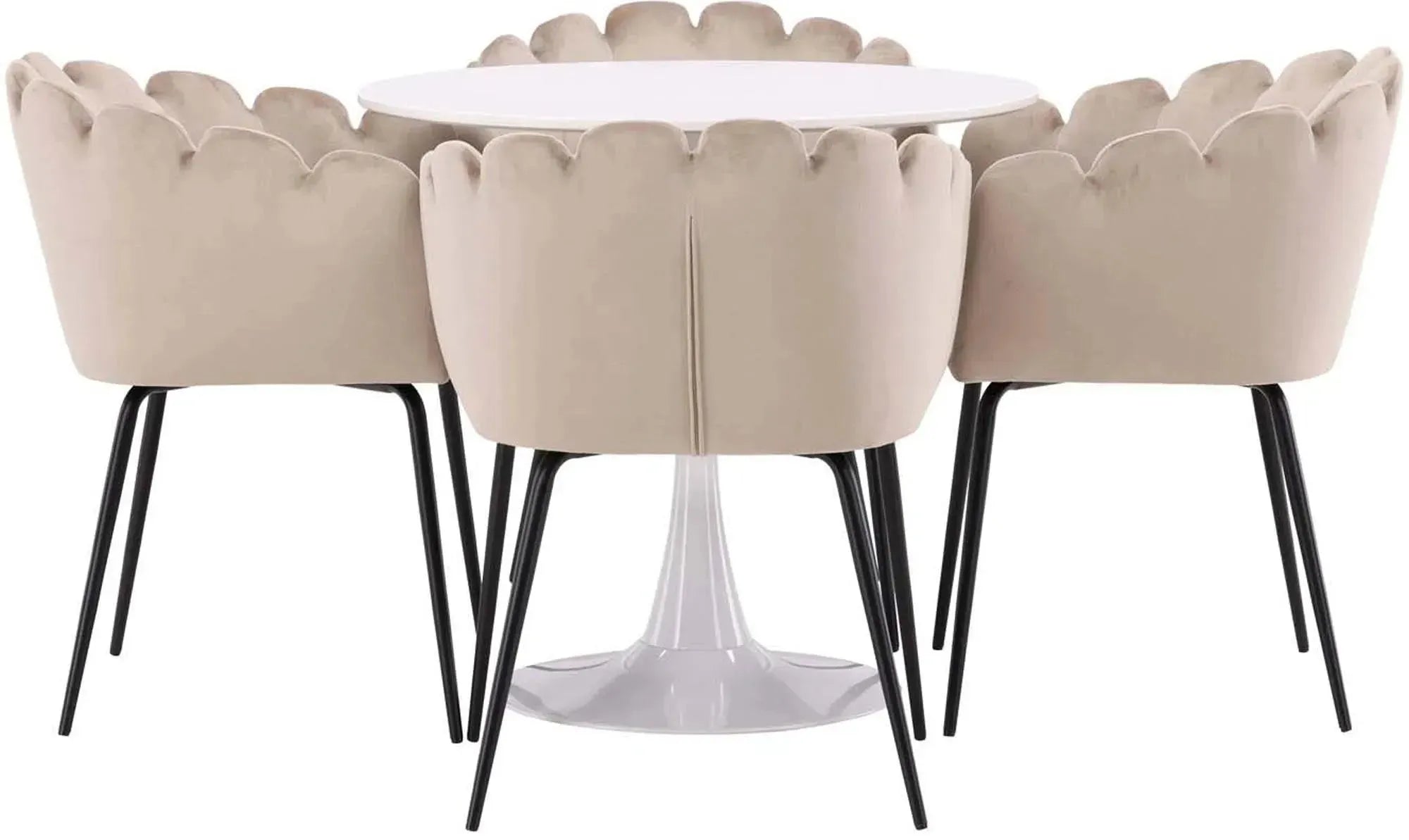 Stilvolles Hamden Esszimmerset mit Limhamn Tisch von Venture Home.
