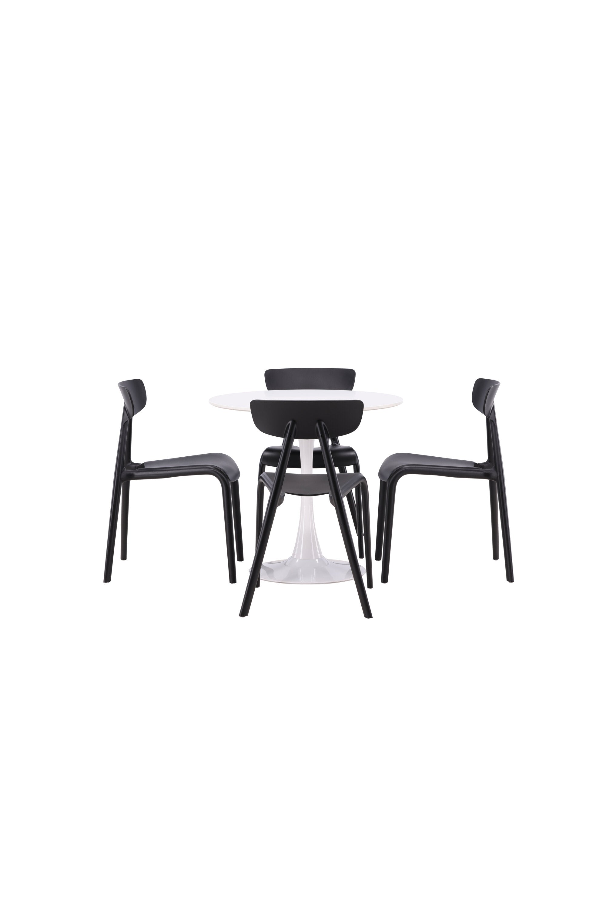 Hamden Esszimmerset + Ursholmen ⌀80cm/4St. in Schwarz präsentiert im Onlineshop von KAQTU Design AG. Esszimmerset ist von Venture Home