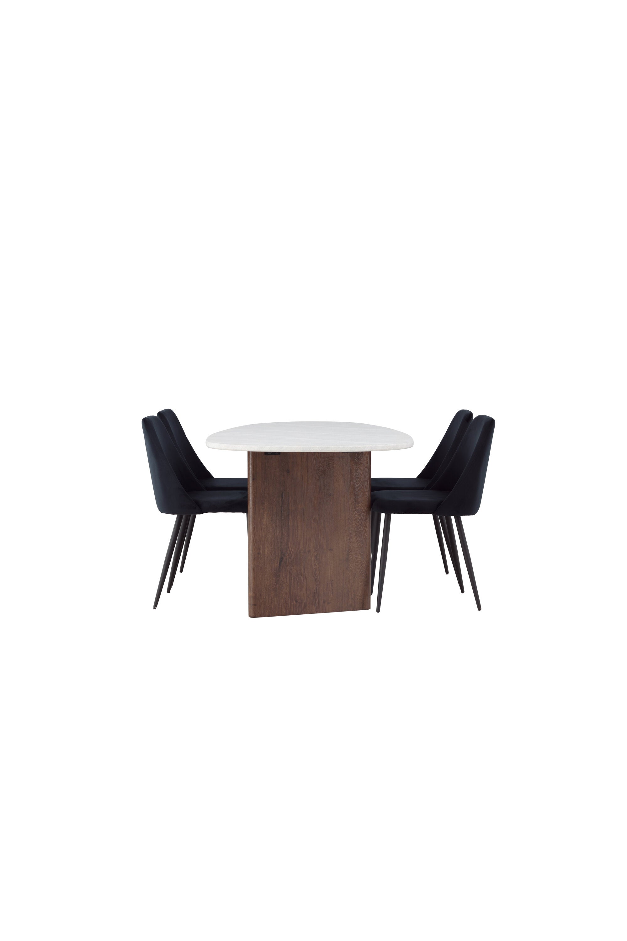 Grönvik Esszimmerset + Night 180cm/4St. in Schwarz präsentiert im Onlineshop von KAQTU Design AG. Esszimmerset ist von Venture Home