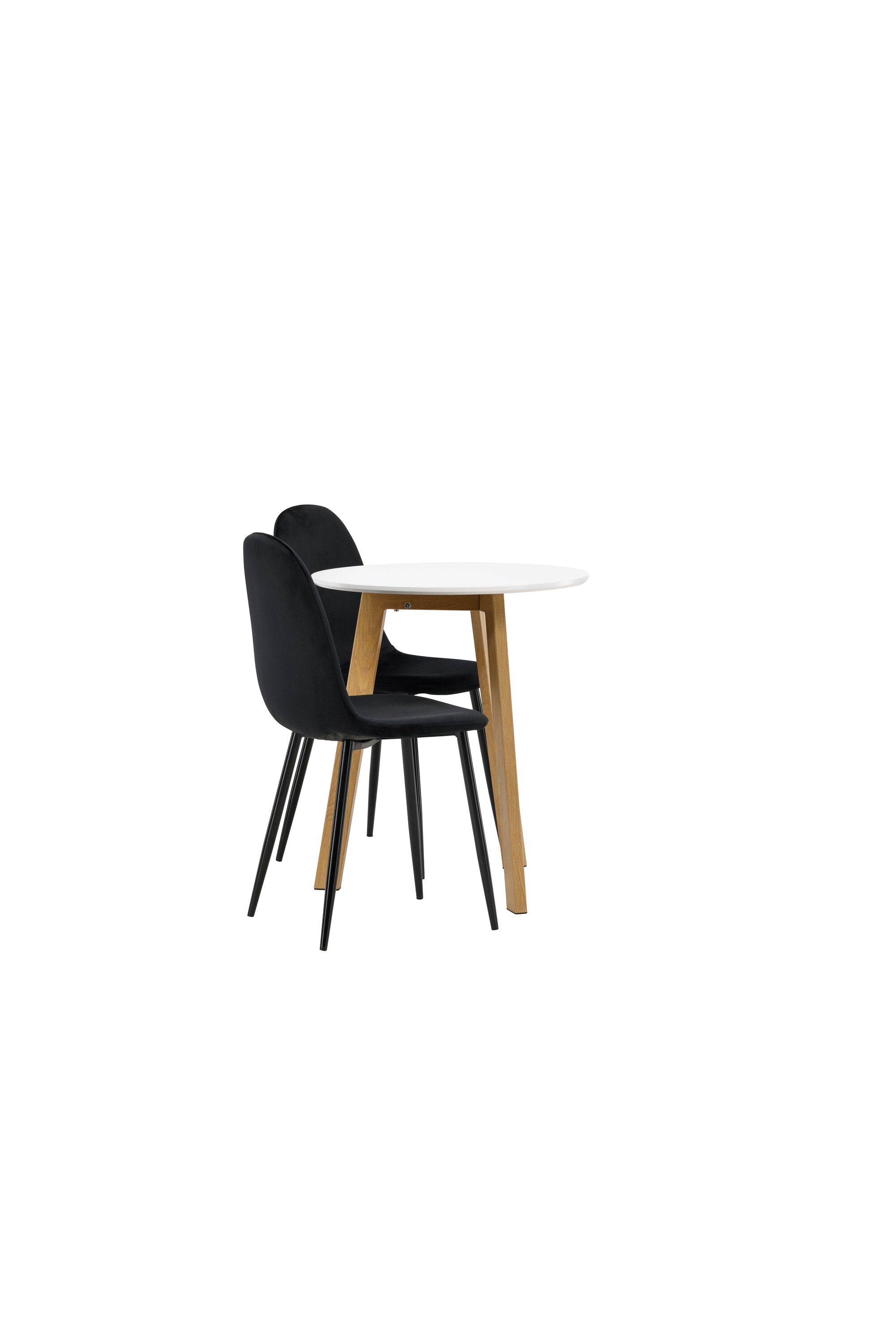 Leonora Esszimmerset + Polar ⌀65cm/2St. in Schwarz präsentiert im Onlineshop von KAQTU Design AG. Esszimmerset ist von Venture Home