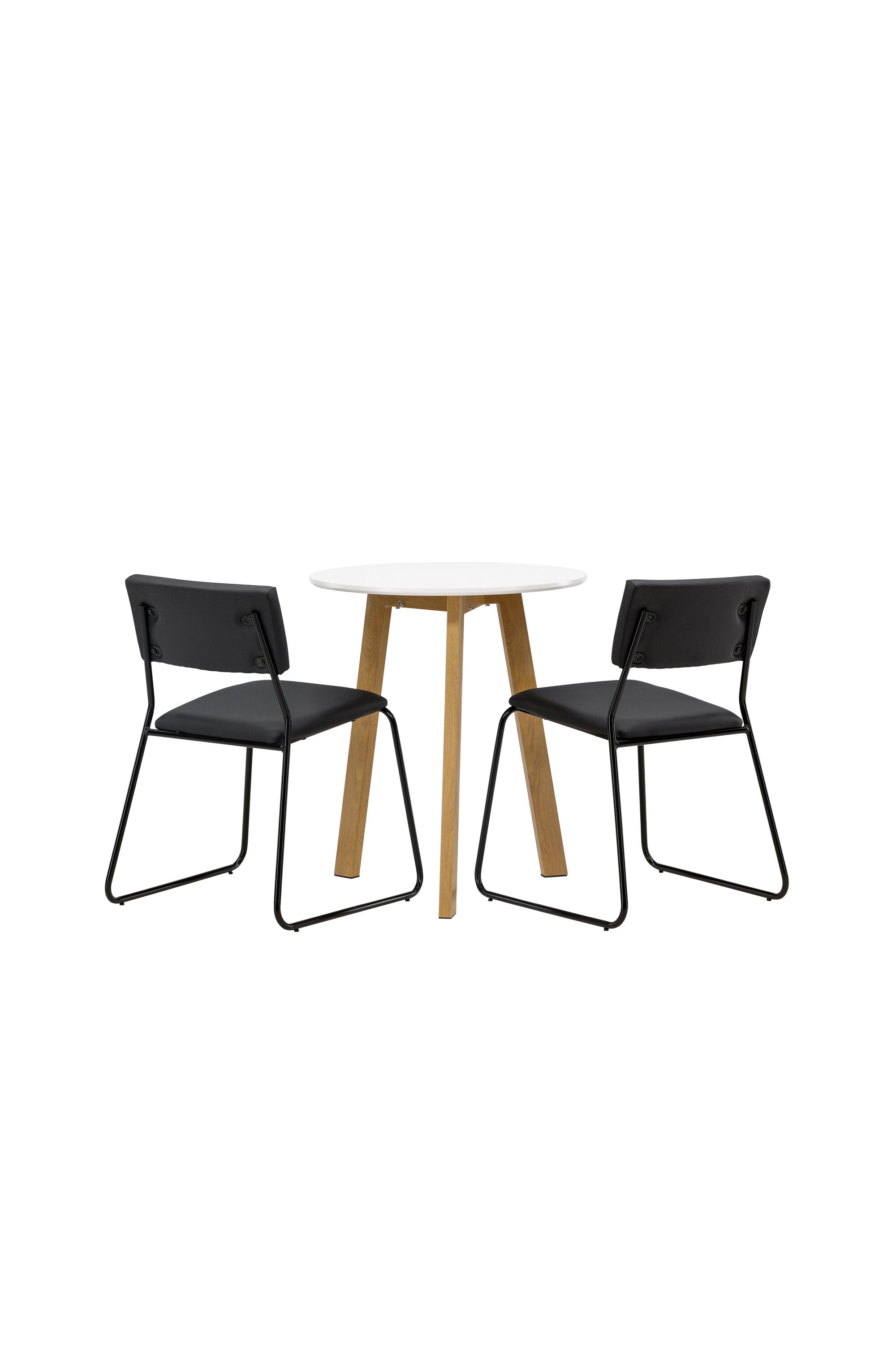 Leonora Esszimmerset + Kenth ⌀65cm/2St. in Schwarz präsentiert im Onlineshop von KAQTU Design AG. Esszimmerset ist von Venture Home