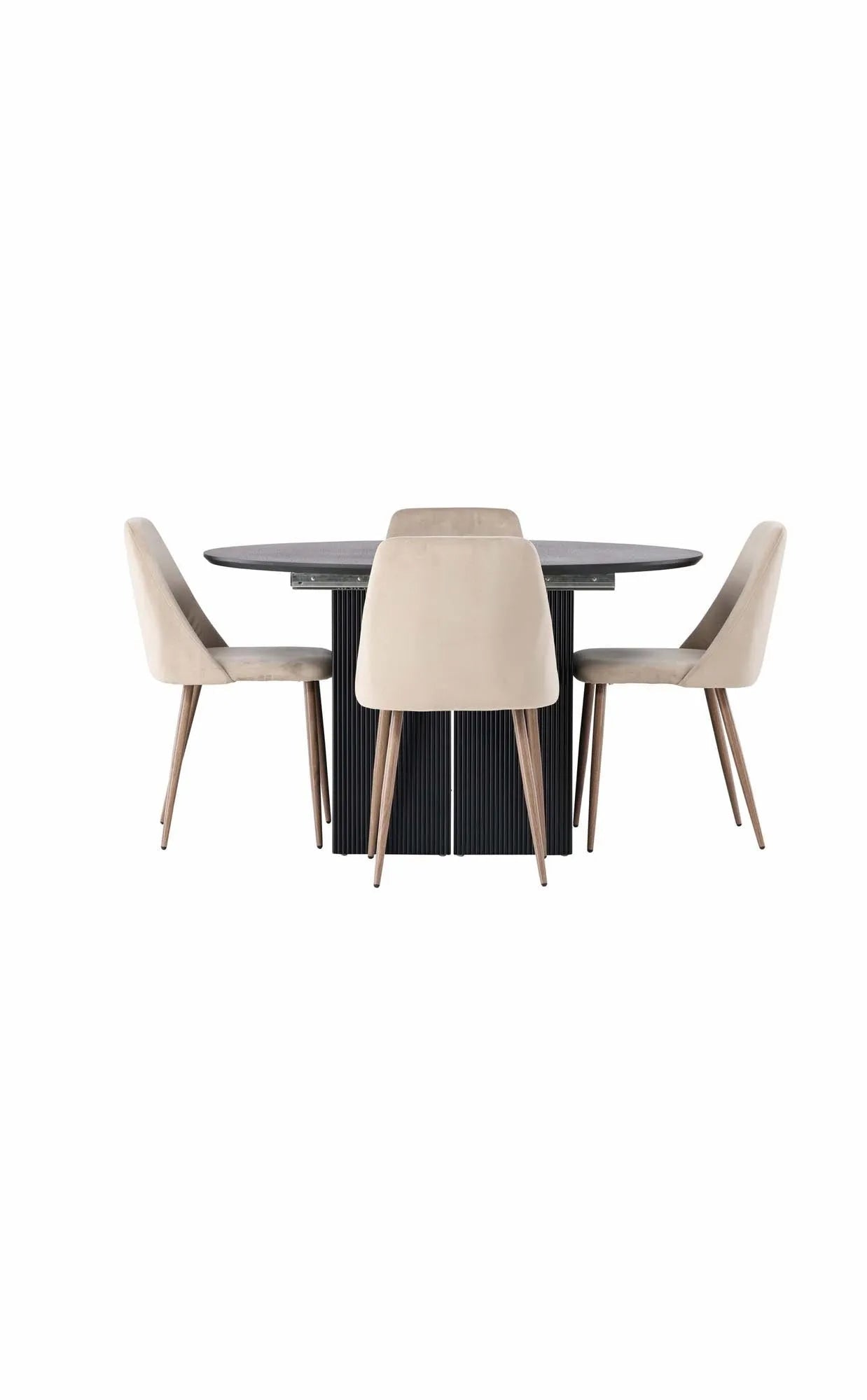 Stilvolles Matilda Esszimmerset, 130cm, 4 Stühle, von Venture Home.
