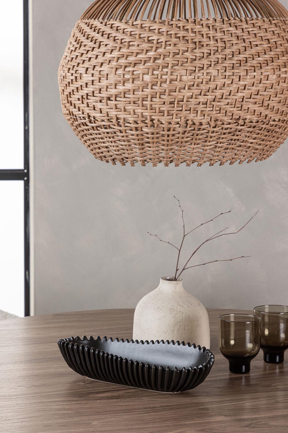 Lanzo Esszimmerset + Chico ⌀120cm/4St. in Natur / Weiss präsentiert im Onlineshop von KAQTU Design AG. Esszimmerset ist von Venture Home