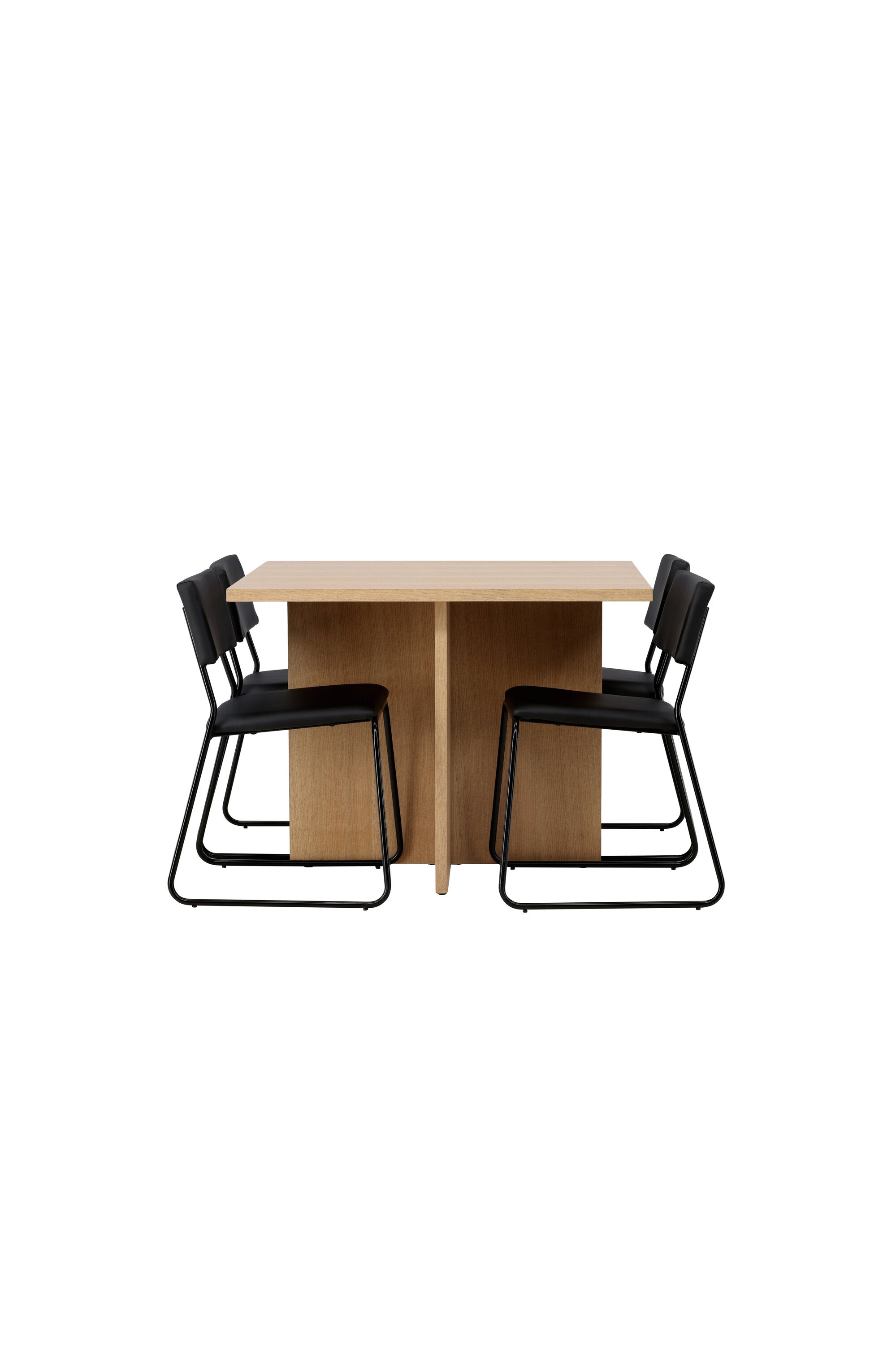 Leo Esszimmerset + Kenth 100cm/4St. in Schwarz präsentiert im Onlineshop von KAQTU Design AG. Esszimmerset ist von Venture Home