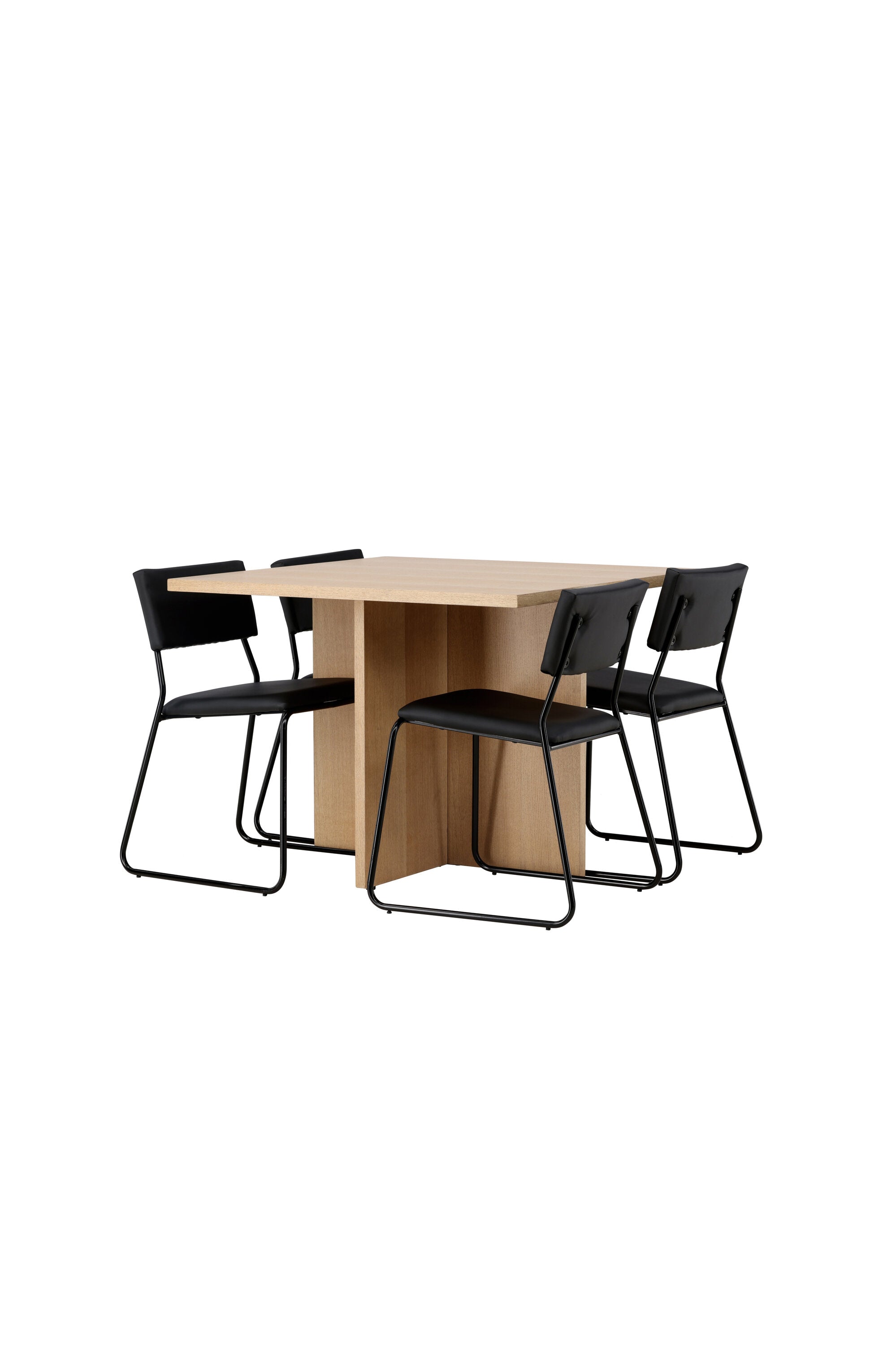 Leo Esszimmerset + Kenth 100cm/4St. in Schwarz präsentiert im Onlineshop von KAQTU Design AG. Esszimmerset ist von Venture Home