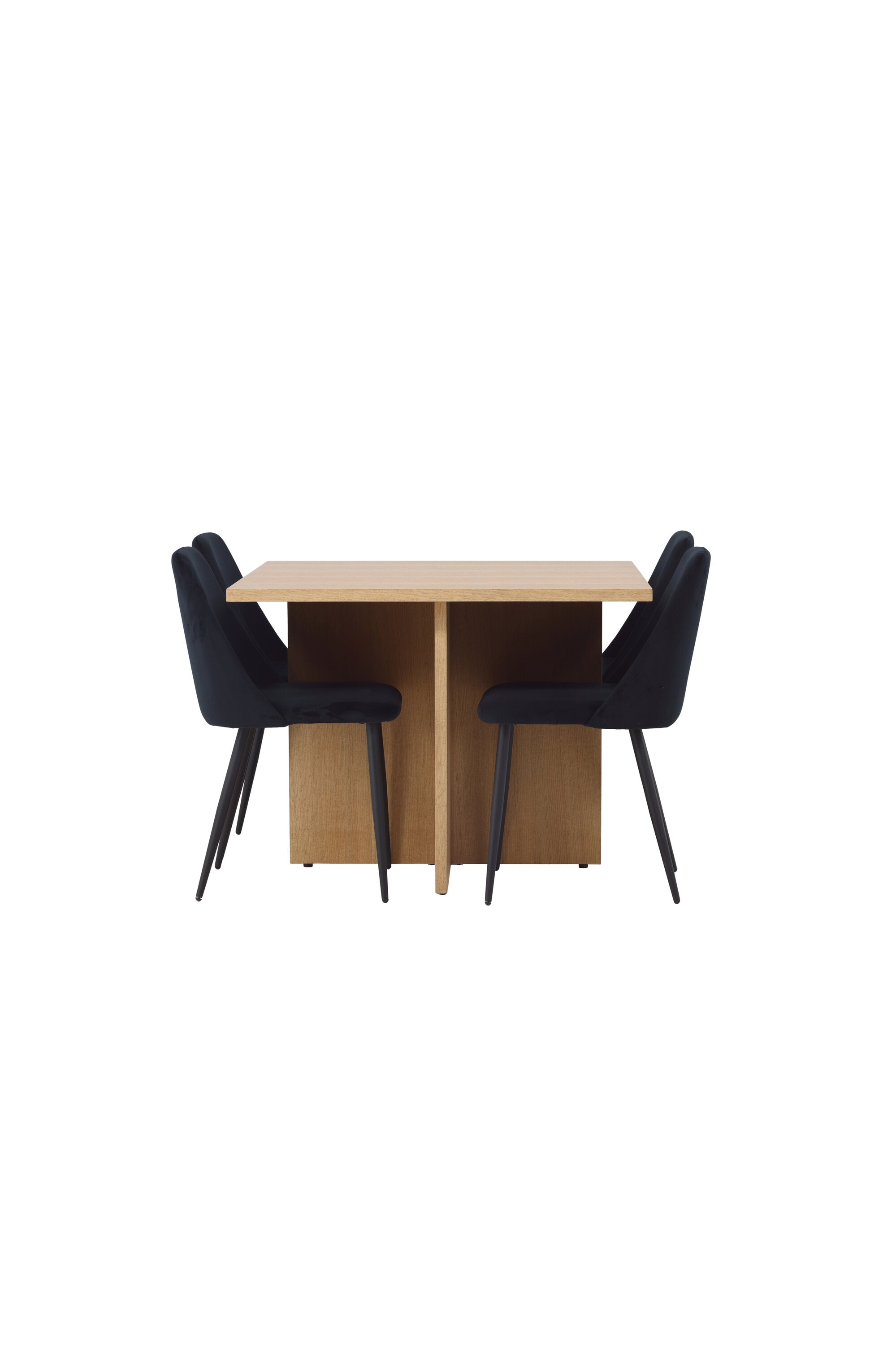 Leo Esszimmerset + Night 100cm/4St. in Schwarz präsentiert im Onlineshop von KAQTU Design AG. Esszimmerset ist von Venture Home