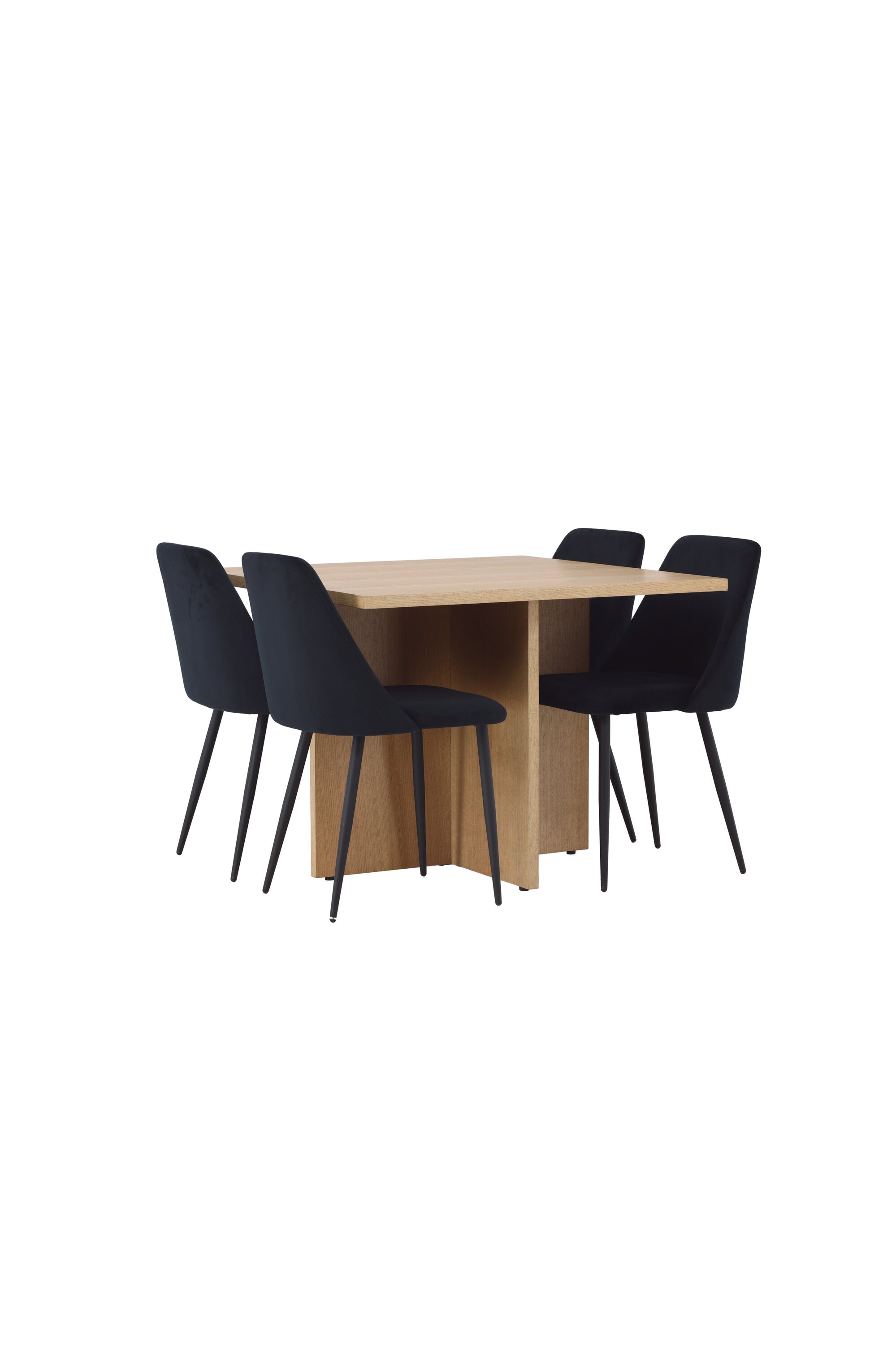 Leo Esszimmerset + Night 100cm/4St. in Schwarz präsentiert im Onlineshop von KAQTU Design AG. Esszimmerset ist von Venture Home