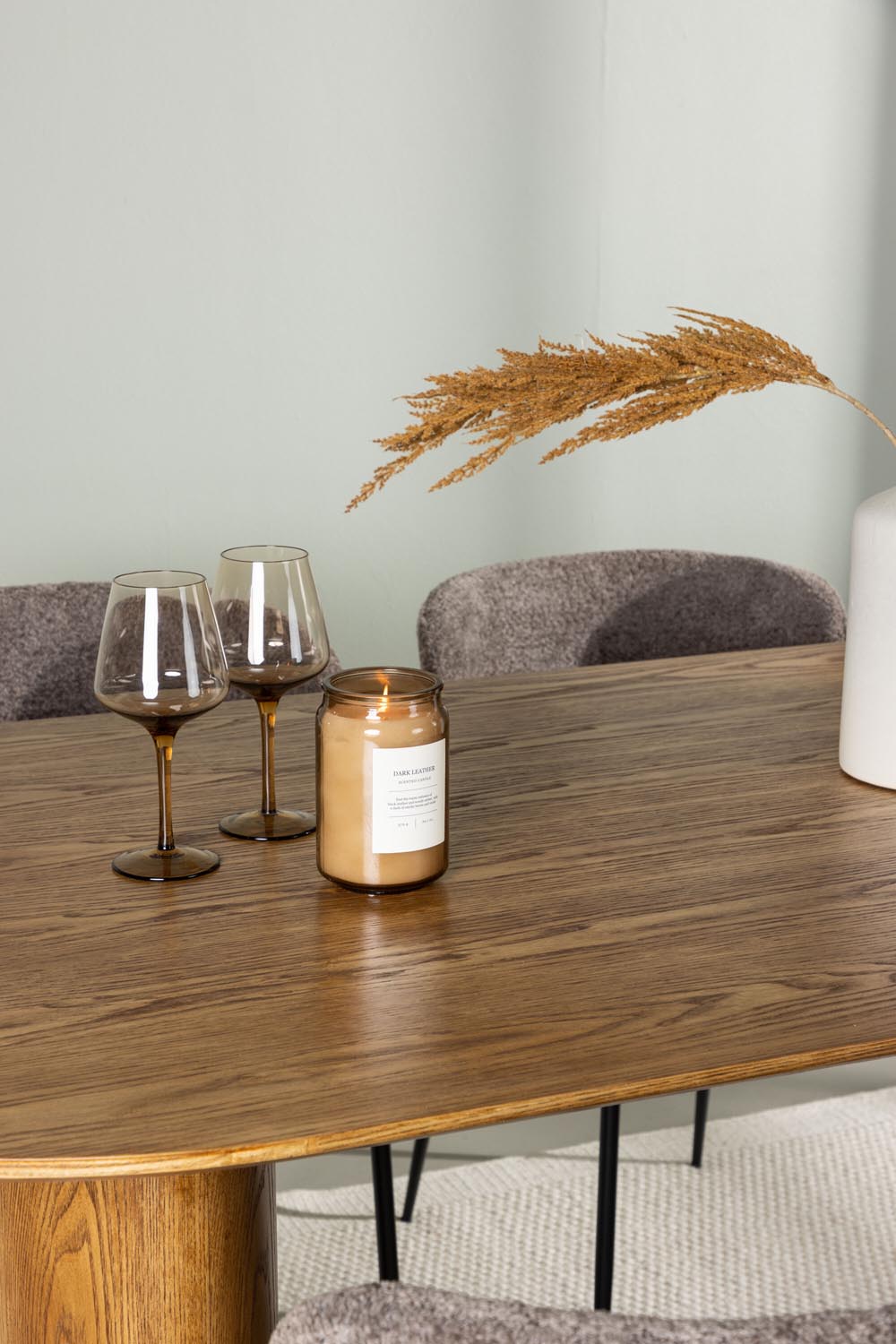 Isolde Esszimmerset + Modesto 180cm/4St. in Natur / Schwarz / Dunkelgrau präsentiert im Onlineshop von KAQTU Design AG. Esszimmerset ist von Venture Home