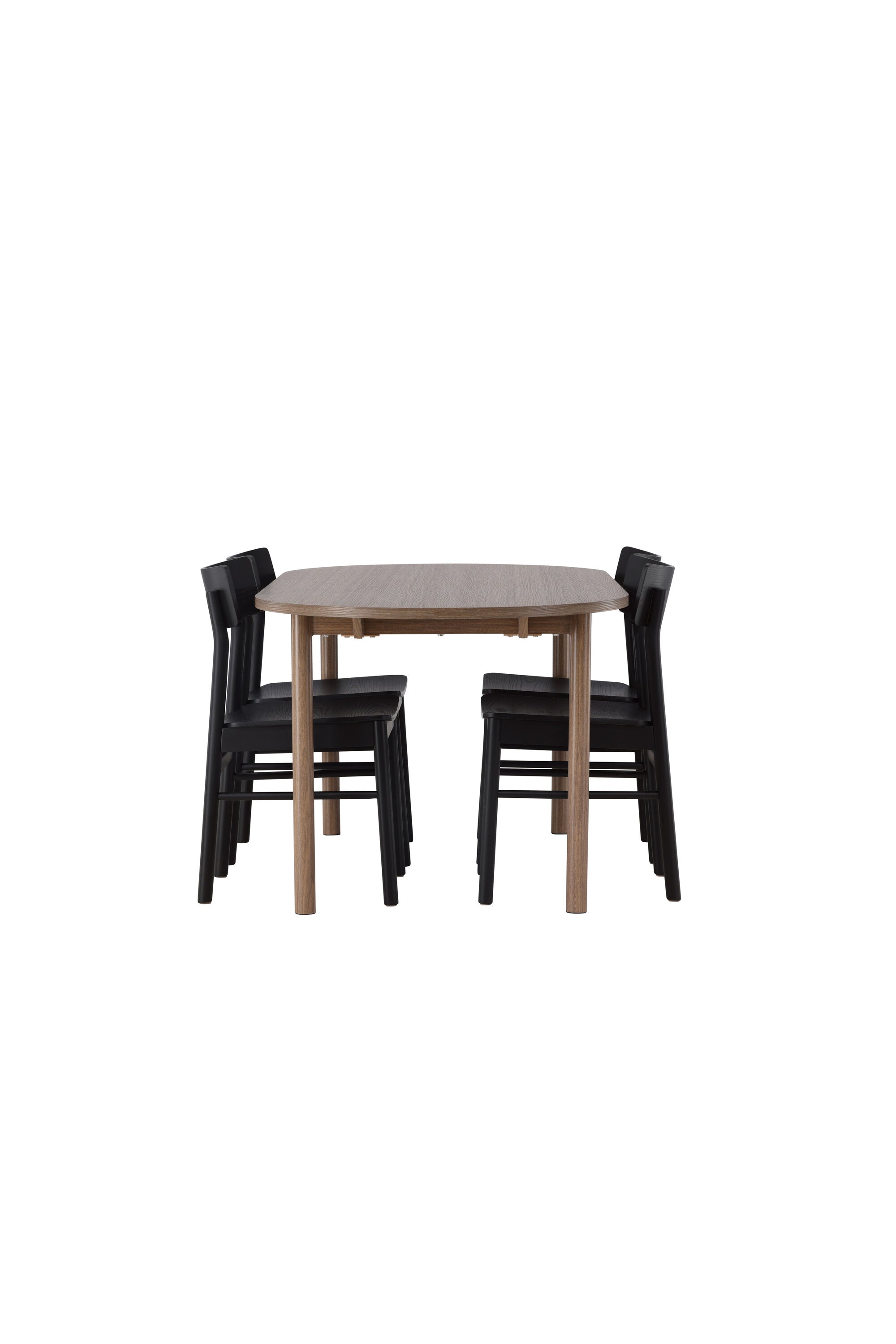 Andy Esszimmerset + Montros 180cm/4St. in Schwarz präsentiert im Onlineshop von KAQTU Design AG. Esszimmerset ist von Venture Home