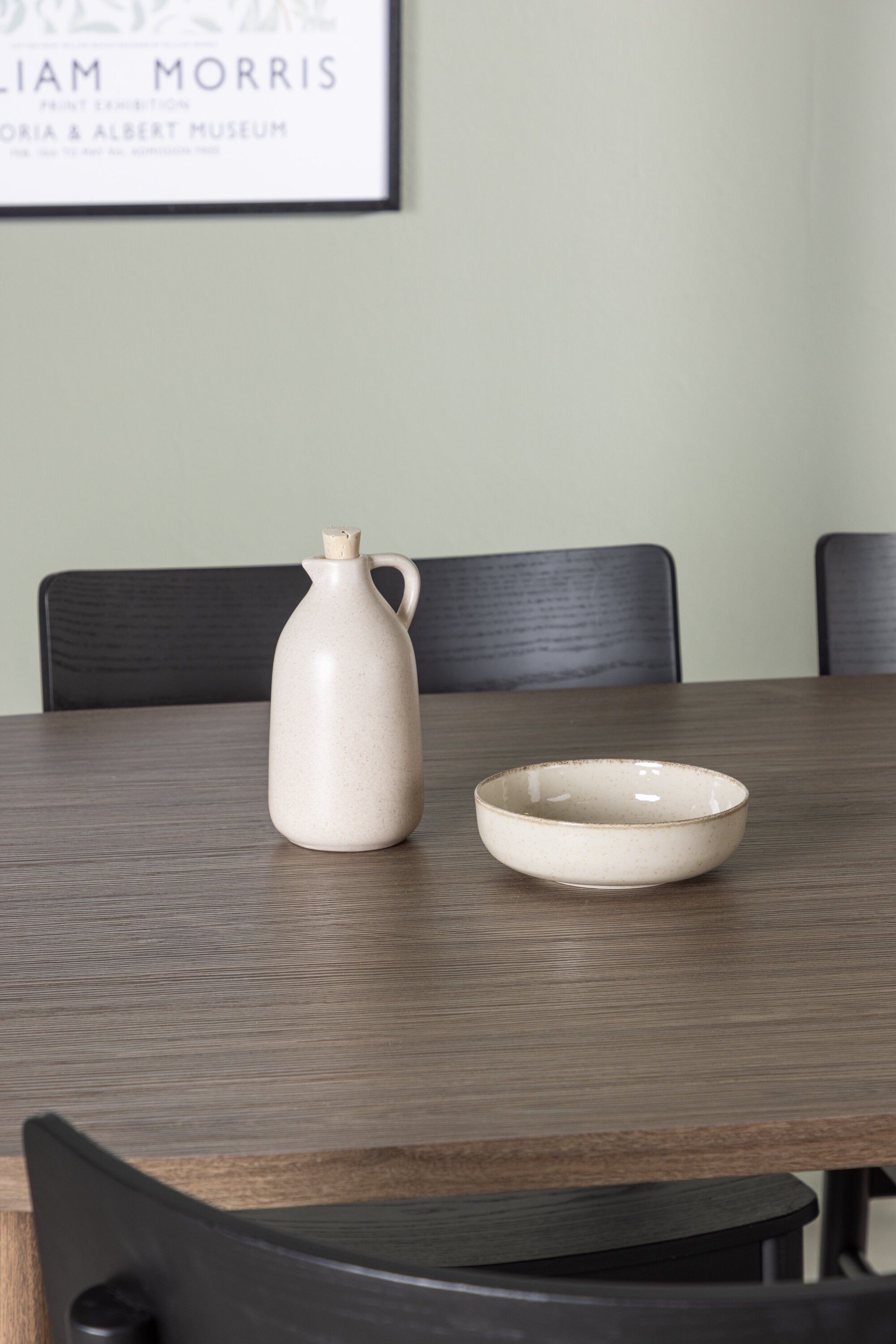Andy Esszimmerset + Montros 180cm/4St. in Schwarz präsentiert im Onlineshop von KAQTU Design AG. Esszimmerset ist von Venture Home