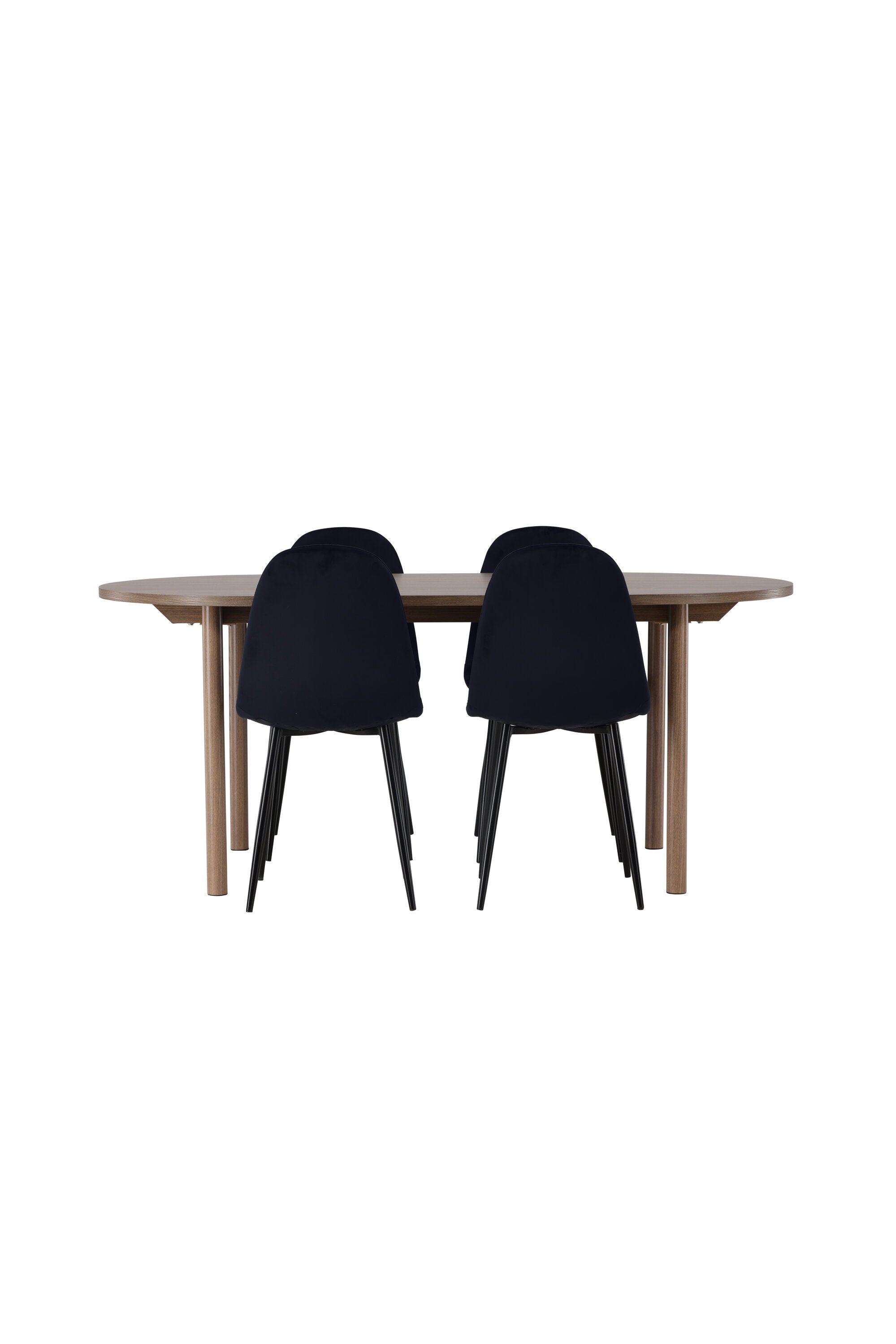 Esszimmer Set Andy: Modernes Design trifft auf bequeme Polar Stühle.