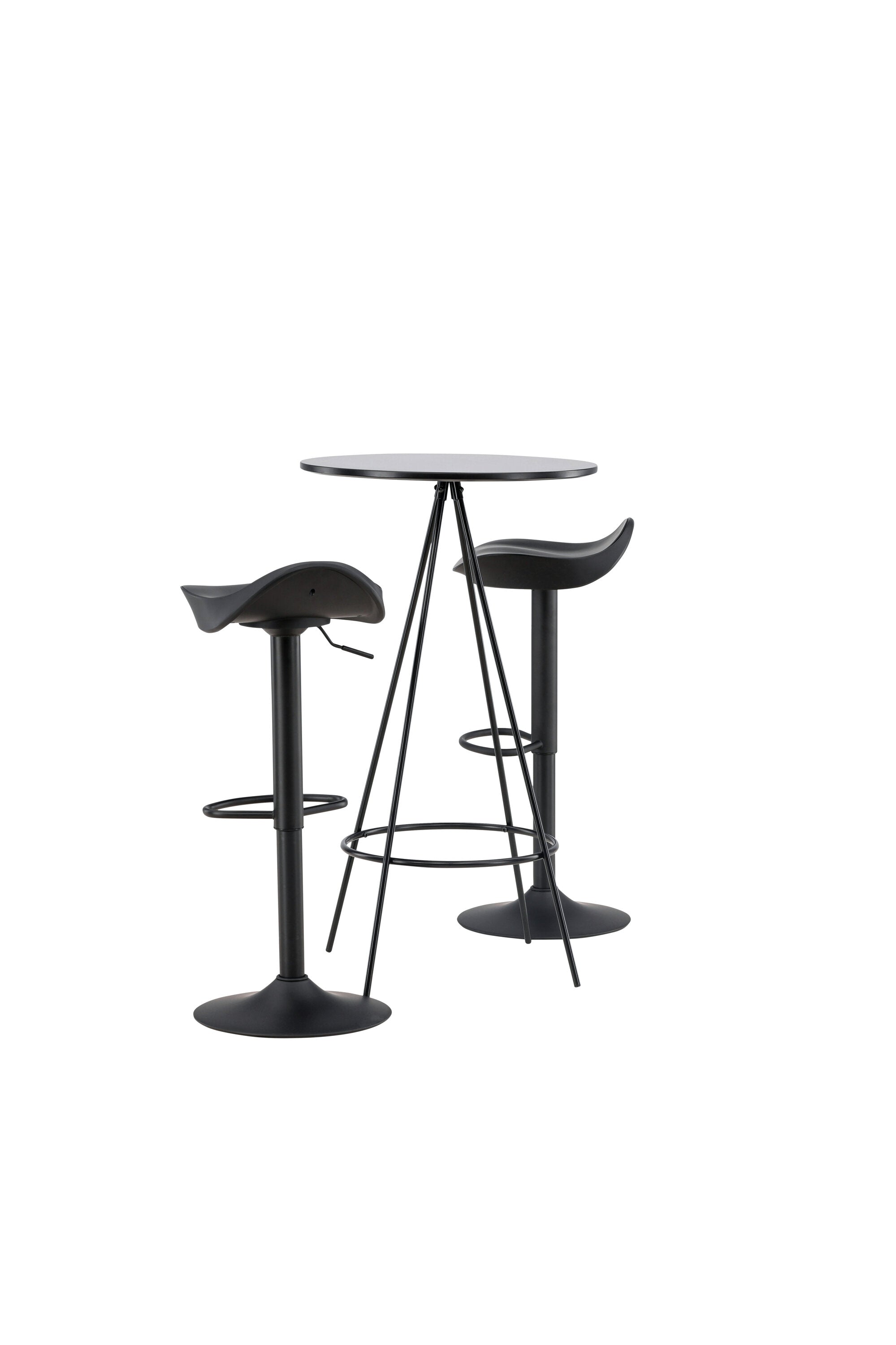 Barset Bistro + Adesto ⌀60cm/2St. in Schwarz präsentiert im Onlineshop von KAQTU Design AG. Bartischset ist von Venture Home
