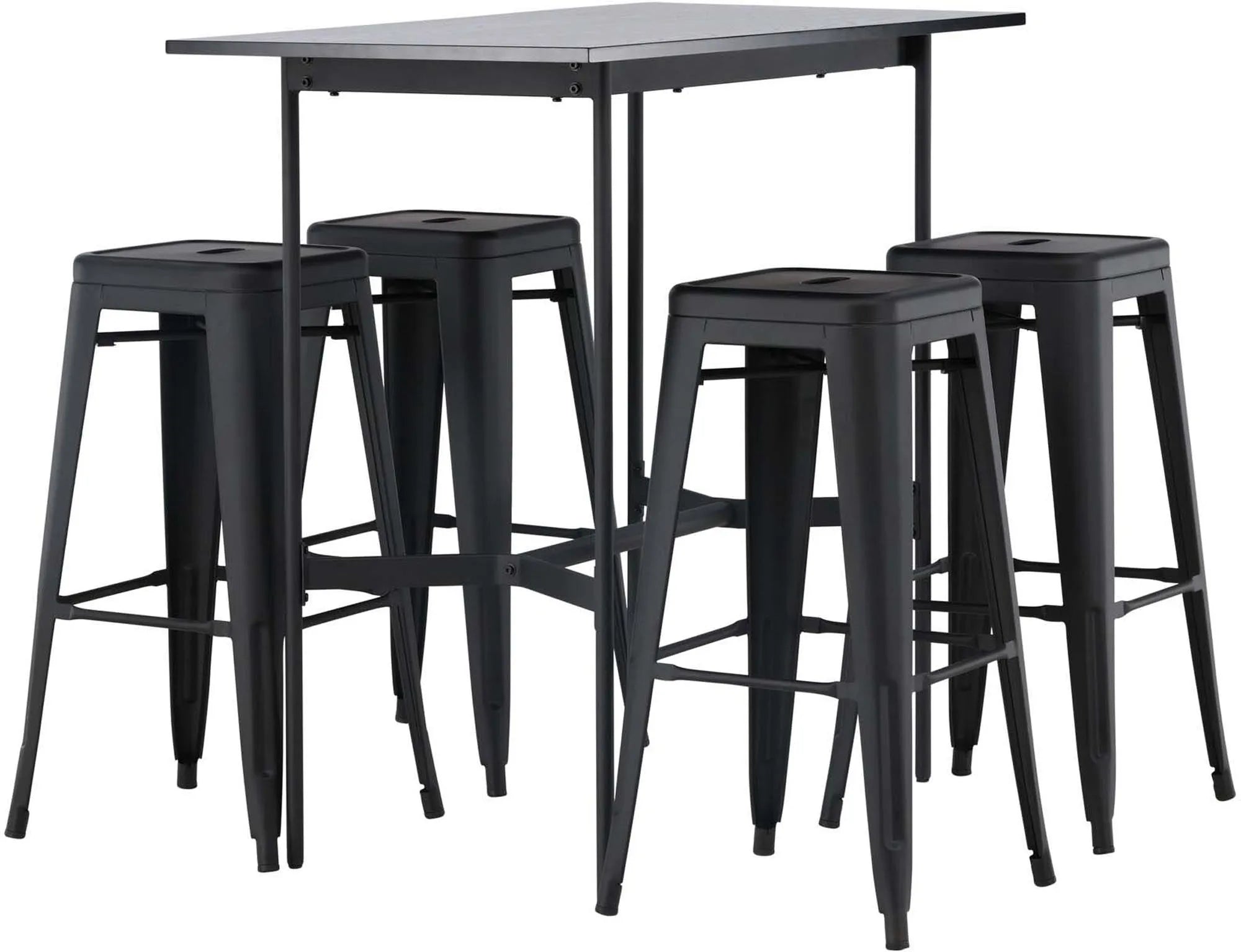 Stilvolles Barset Rax + Tempe 120cm, 4er-Set von Venture Home.