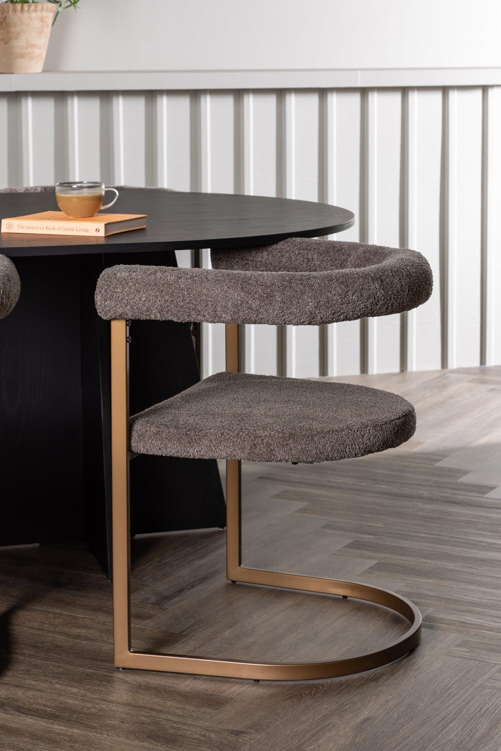 Bootcut Esszimmerset + Morning 230cm/6St. in Braun-grau präsentiert im Onlineshop von KAQTU Design AG. Esszimmerset ist von Venture Home