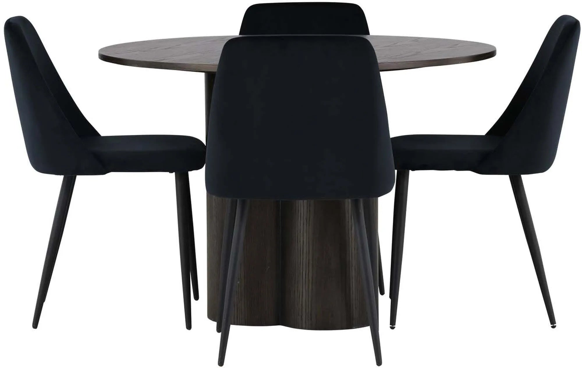 Stilvolles Olivia Esszimmerset, 110cm, 4 Stühle, von Venture Home.