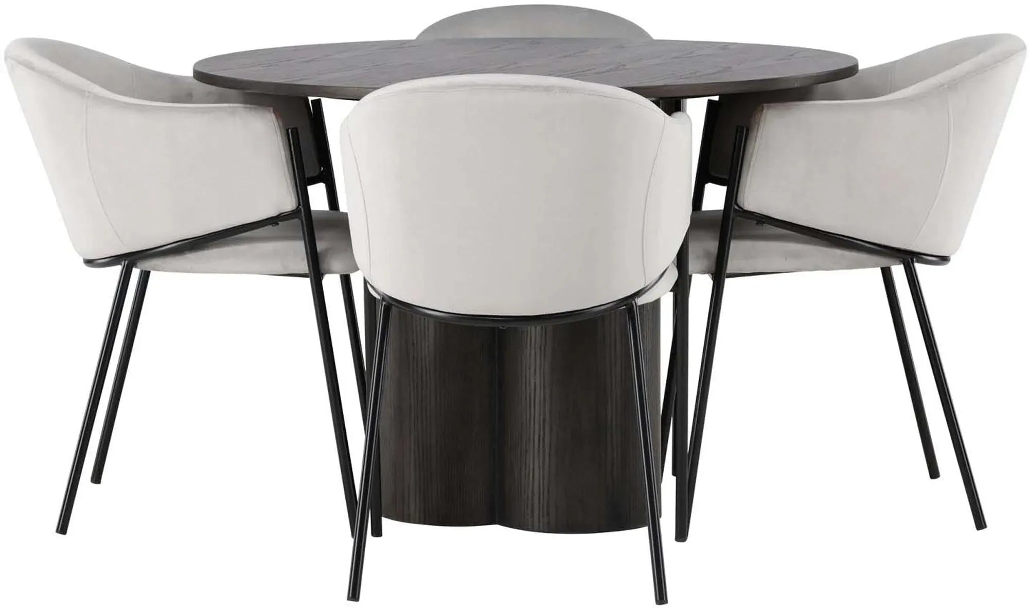 Das Olivia Esszimmerset + Evelina von Venture Home vereint modernes Design und Funktionalität mit skandinavischem Charme.