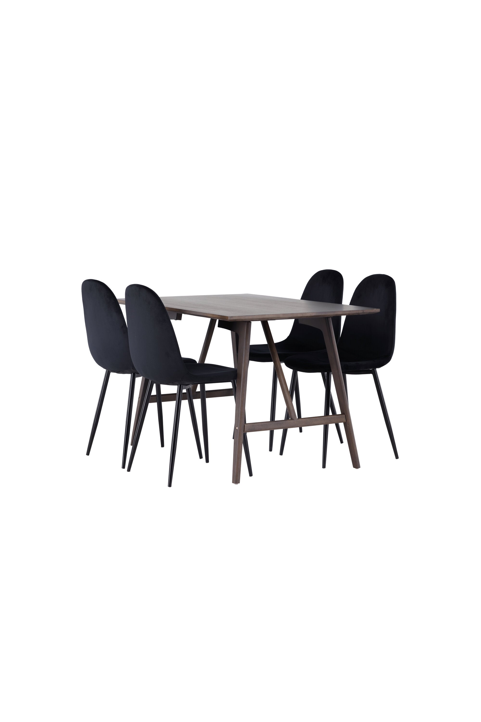 Kaseindon Esszimmerset + Polar 120cm/4St. in Schwarz präsentiert im Onlineshop von KAQTU Design AG. Esszimmerset ist von Venture Home