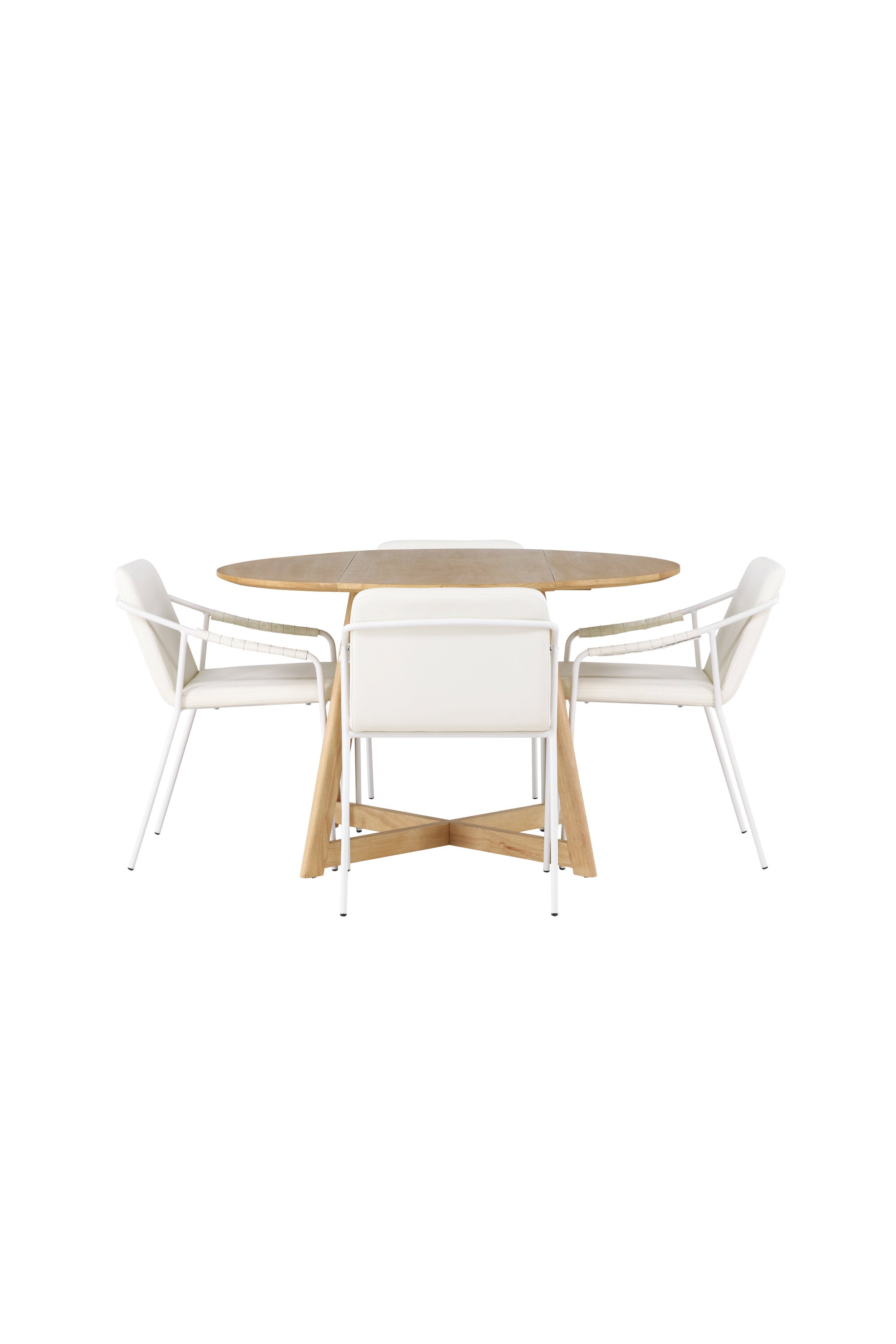 Yadikon Esszimmerset + Tvist ⌀120cm/4St. in Beige präsentiert im Onlineshop von KAQTU Design AG. Esszimmerset ist von Venture Home
