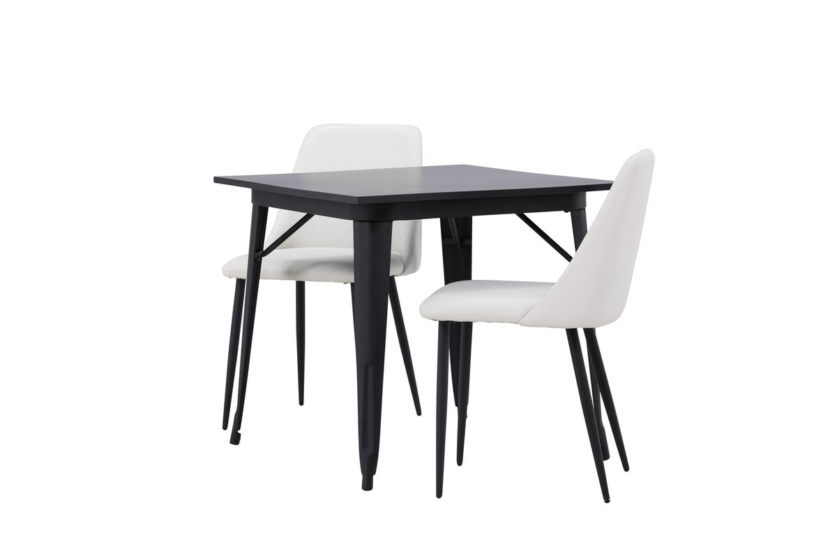 Tempe Esszimmerset + Night 80cm/2St. in Schwarz-Weiss präsentiert im Onlineshop von KAQTU Design AG. Esszimmerset ist von Venture Home