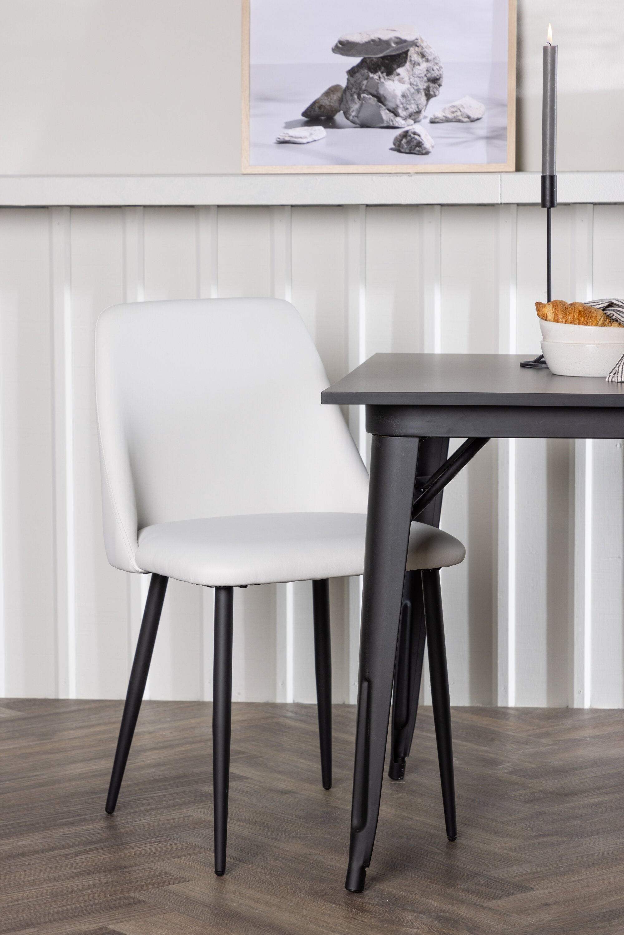 Tempe Esszimmerset + Night 80cm/2St. in Schwarz-Weiss präsentiert im Onlineshop von KAQTU Design AG. Esszimmerset ist von Venture Home