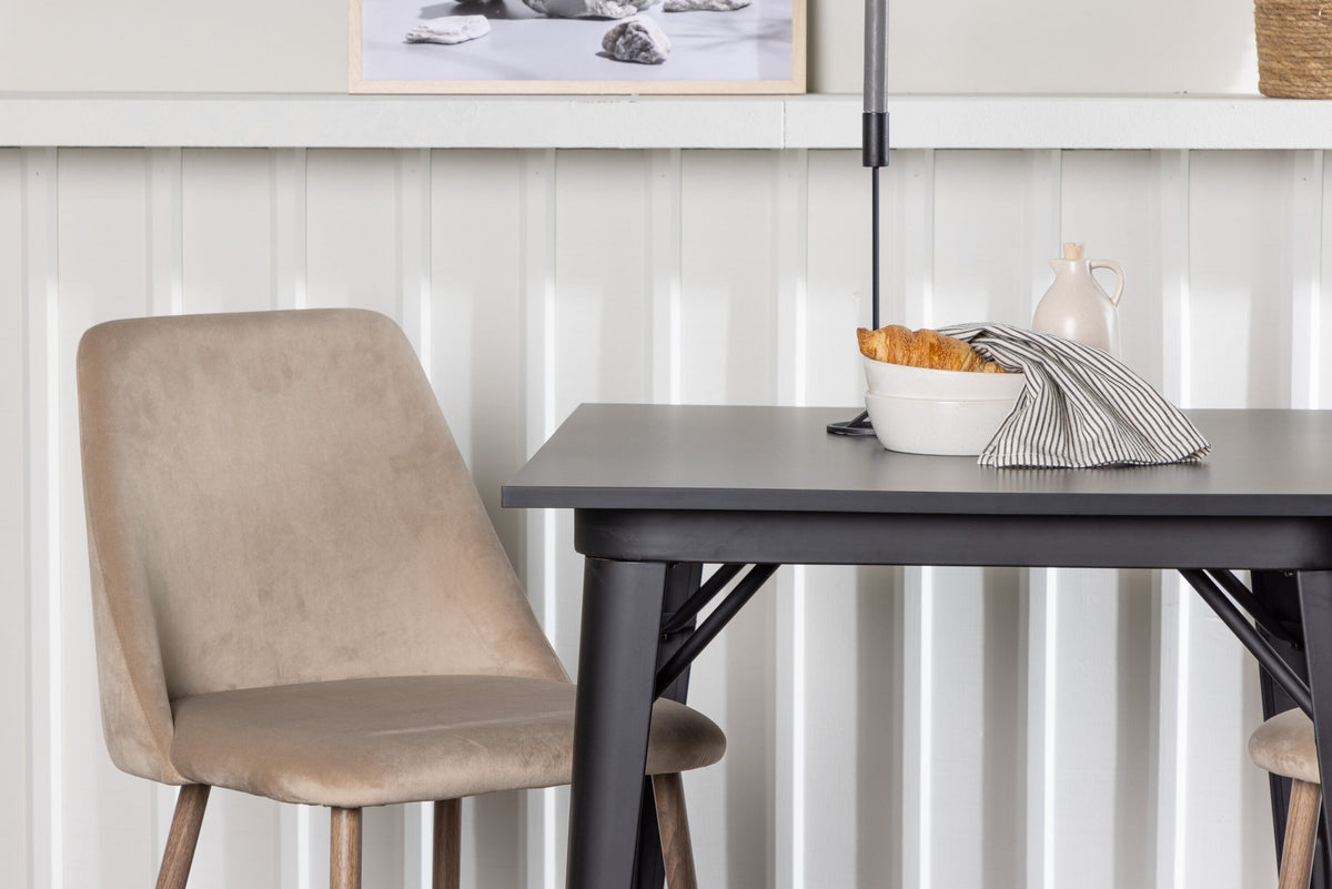 Tempe Esszimmerset + Night 80cm/2St. in Braun, Walnuss präsentiert im Onlineshop von KAQTU Design AG. Esszimmerset ist von Venture Home