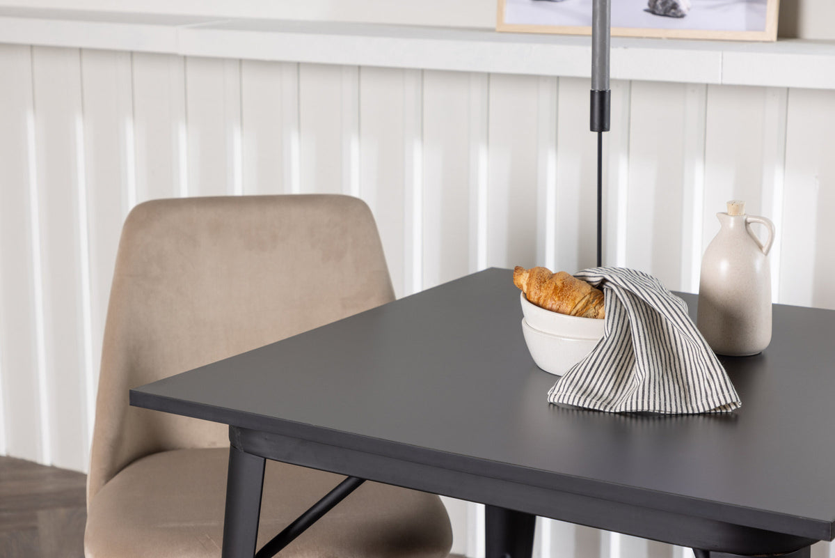 Tempe Esszimmerset + Night 80cm/2St. in Braun, Walnuss präsentiert im Onlineshop von KAQTU Design AG. Esszimmerset ist von Venture Home