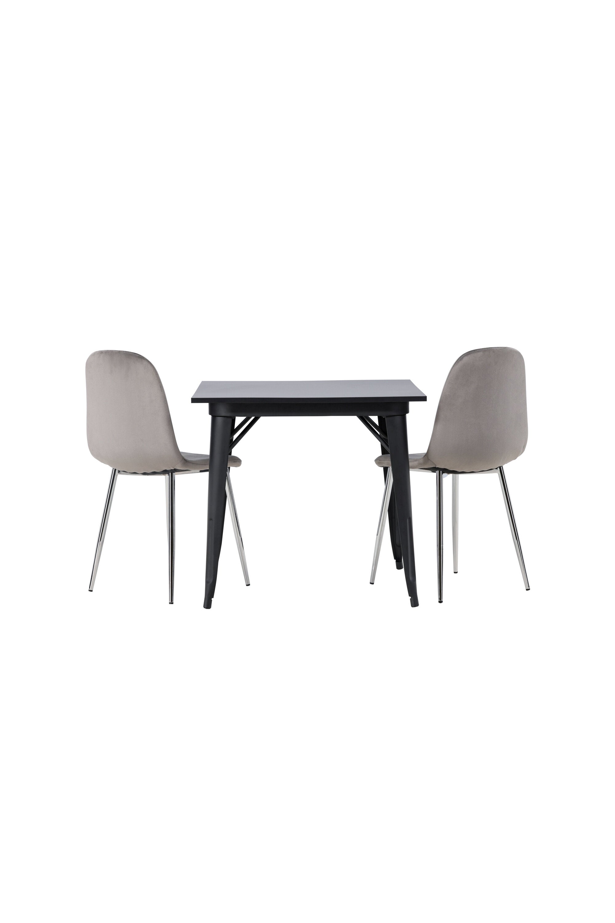 Tempe Esszimmerset + Eva 80cm/2St. in Hellgrau, Silber präsentiert im Onlineshop von KAQTU Design AG. Esszimmerset ist von Venture Home