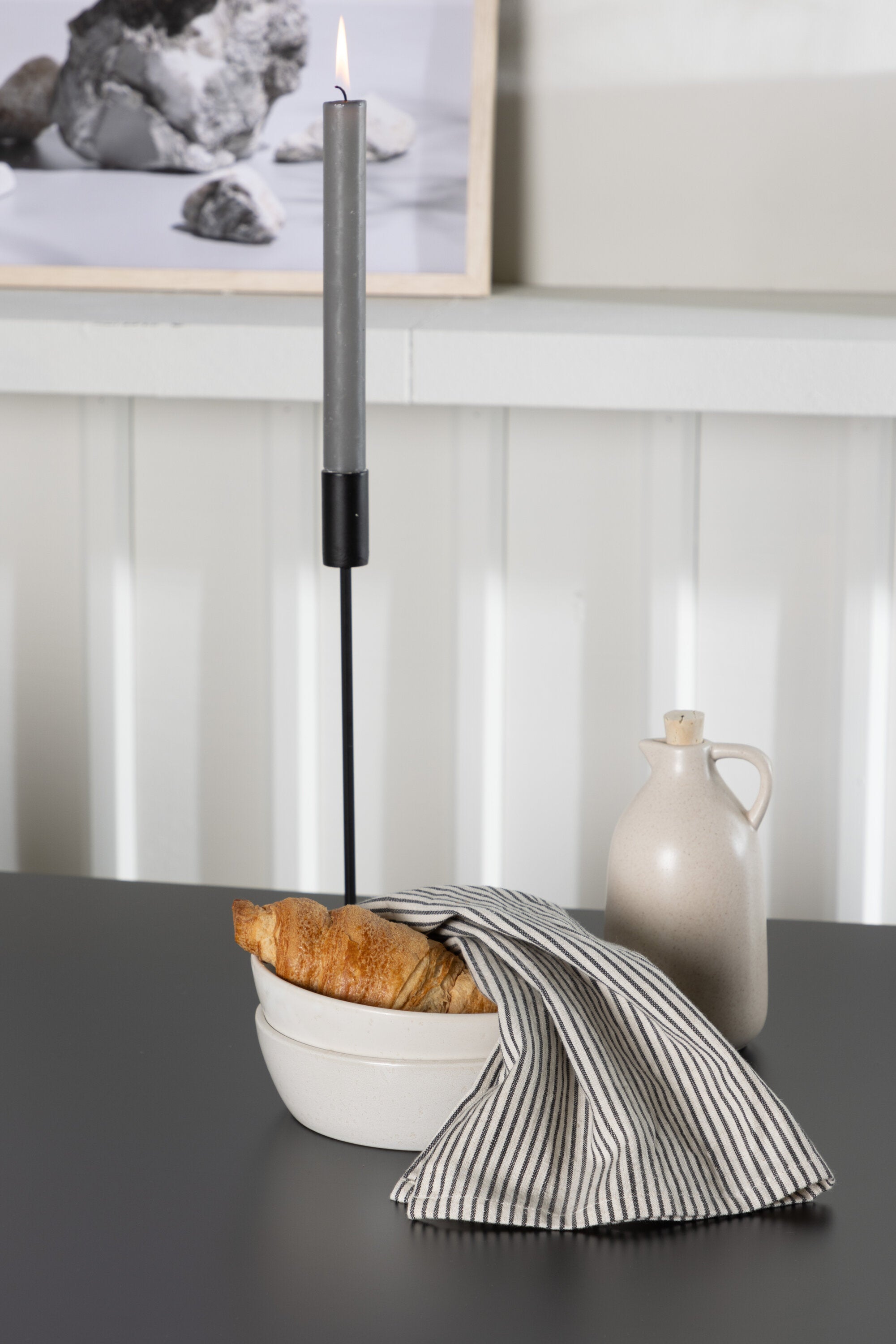Tempe Esszimmerset + Eva 80cm/2St. in Hellgrau, Silber präsentiert im Onlineshop von KAQTU Design AG. Esszimmerset ist von Venture Home