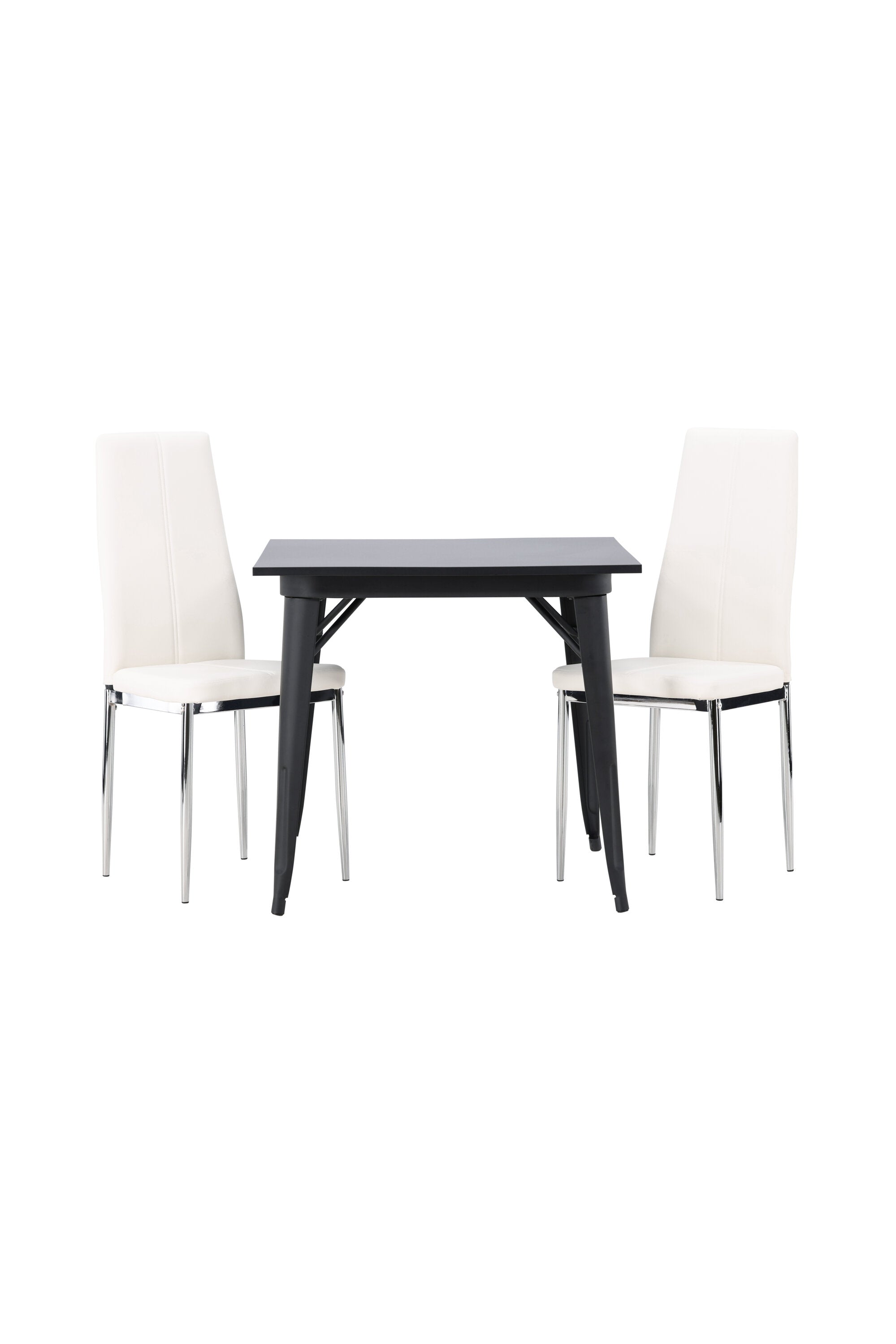 Tempe Esszimmerset + Pastill 80cm/2St. in Silber Weiss präsentiert im Onlineshop von KAQTU Design AG. Esszimmerset ist von Venture Home