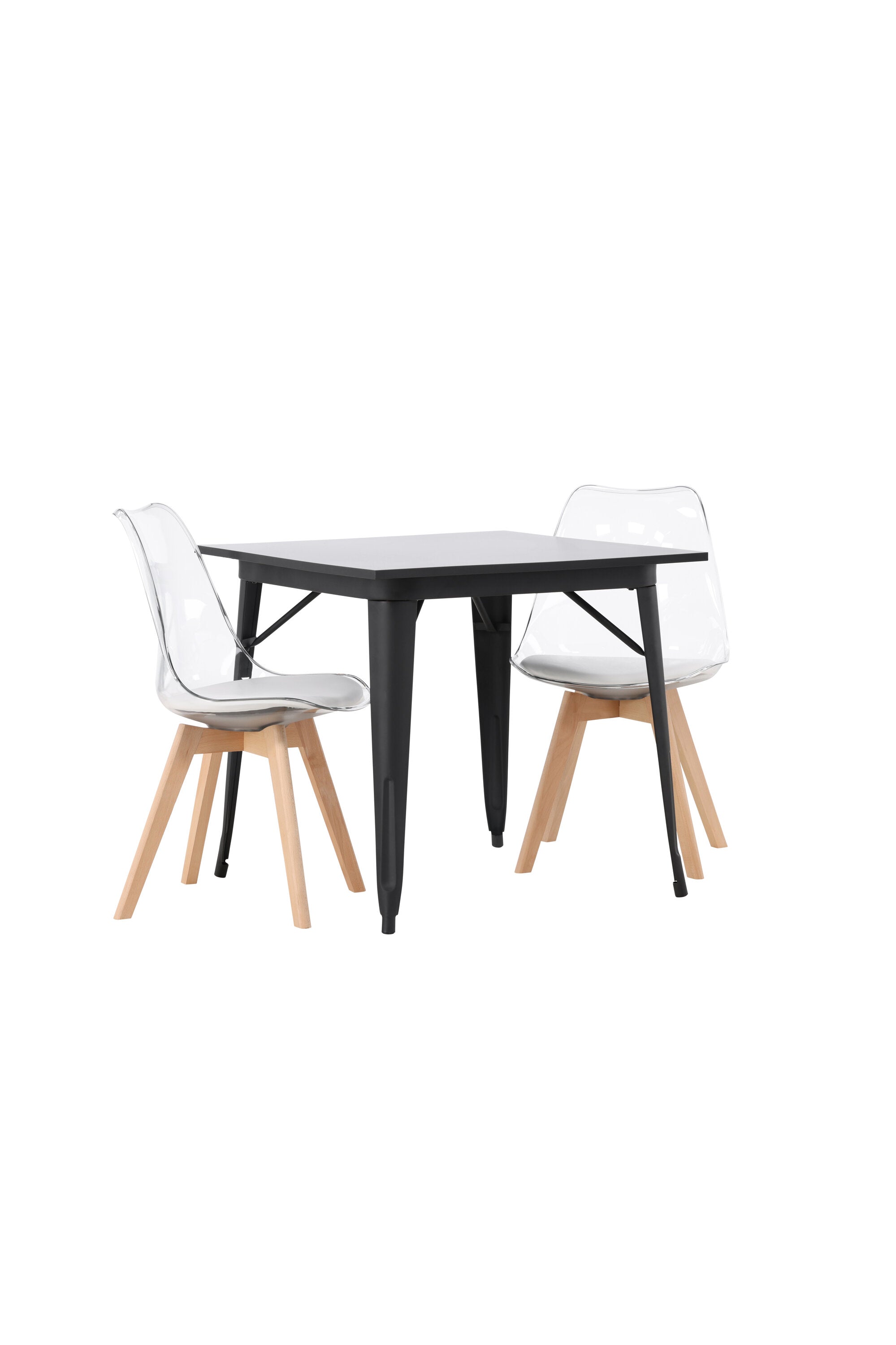 Tempe Esszimmerset + Edvin 80cm/2St. in Natur,Transparent,Weiss präsentiert im Onlineshop von KAQTU Design AG. Esszimmerset ist von Venture Home