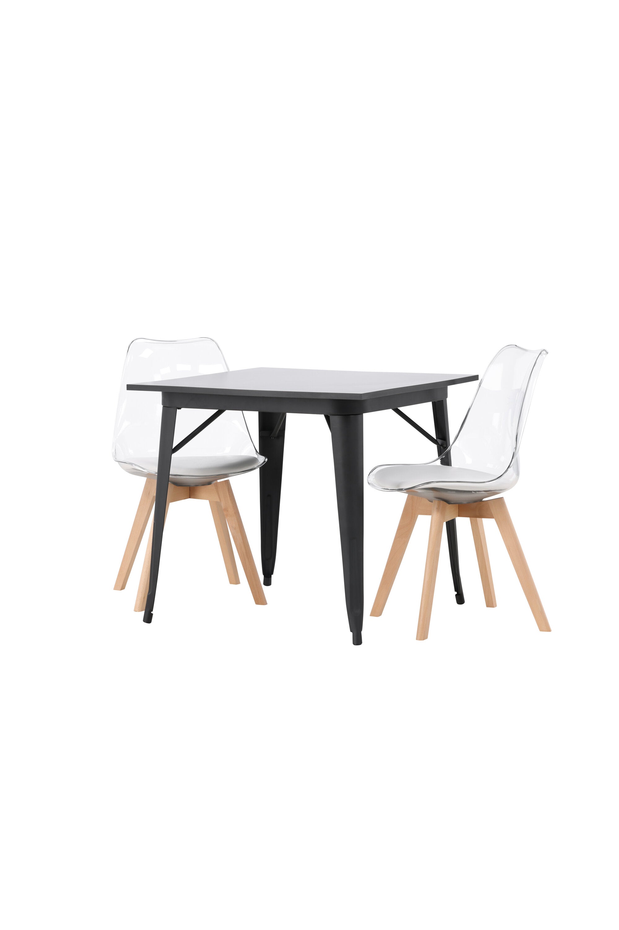 Tempe Esszimmerset + Edvin 80cm/2St. in Natur,Transparent,Weiss präsentiert im Onlineshop von KAQTU Design AG. Esszimmerset ist von Venture Home