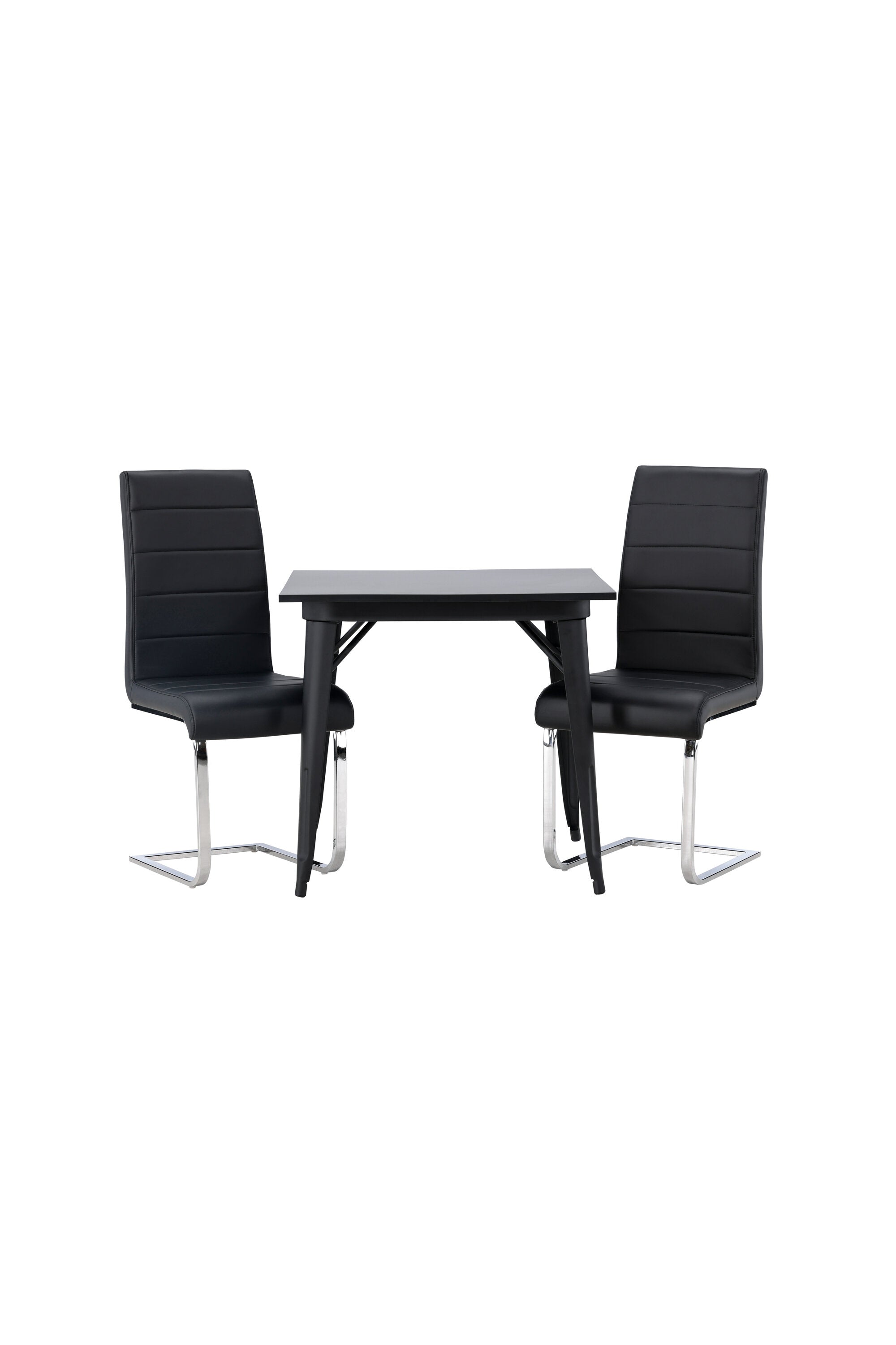 Tempe Esszimmerset + Tempo 80cm/2St. in Schwarzgrau präsentiert im Onlineshop von KAQTU Design AG. Esszimmerset ist von Venture Home