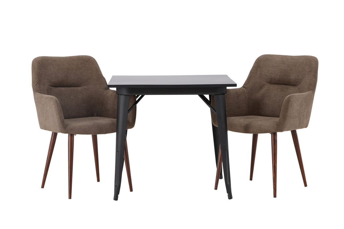 Tempe Esszimmerset + Tomorrow 80cm/2St. in Braun präsentiert im Onlineshop von KAQTU Design AG. Esszimmerset ist von Venture Home