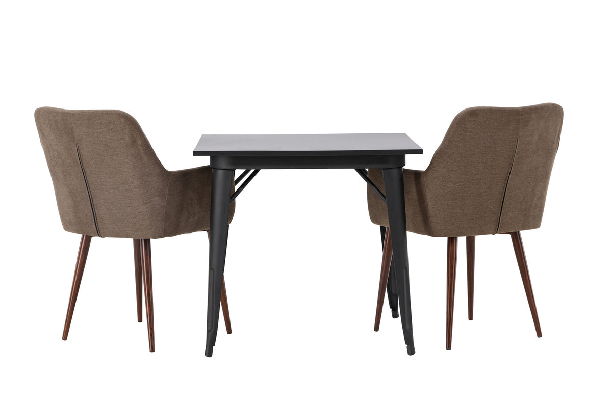 Tempe Esszimmerset + Tomorrow 80cm/2St. in Braun präsentiert im Onlineshop von KAQTU Design AG. Esszimmerset ist von Venture Home
