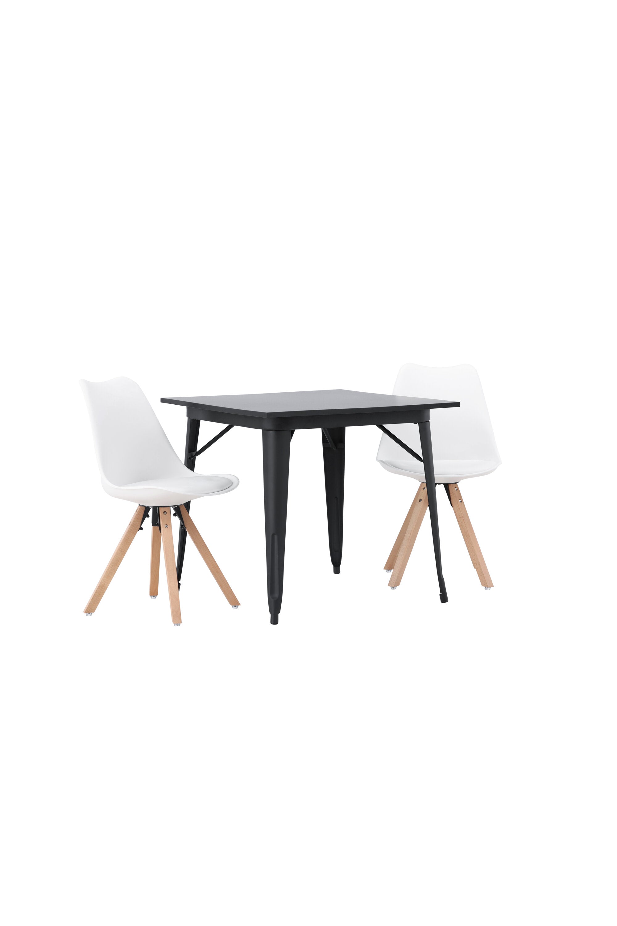 Tempe Esszimmerset + Zeno 80cm/2St. in Natur, Weiss präsentiert im Onlineshop von KAQTU Design AG. Esszimmerset ist von Venture Home