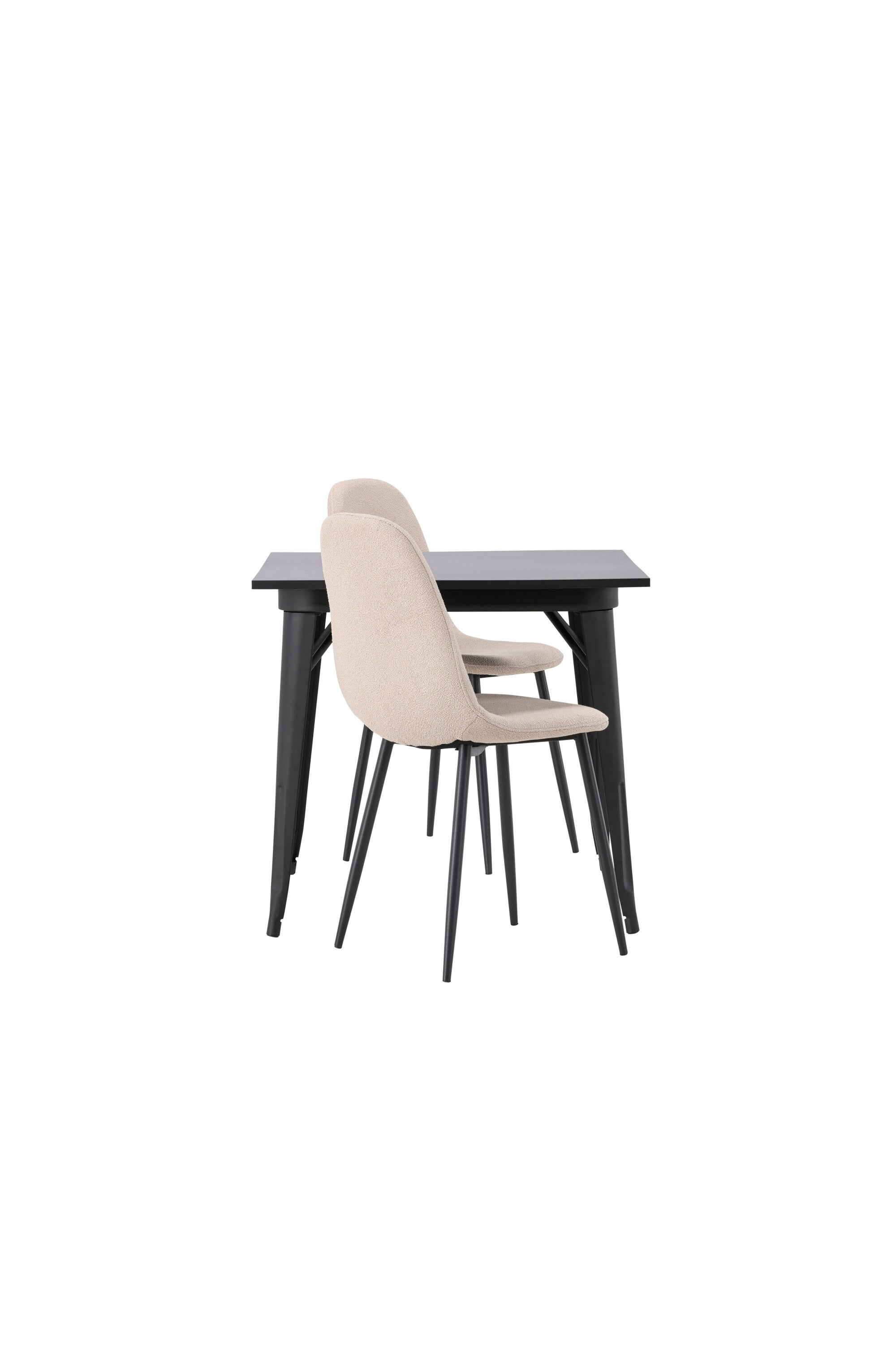 Tempe Esszimmerset + Polar 80cm/2St. in Beige, Schwarz präsentiert im Onlineshop von KAQTU Design AG. Esszimmerset ist von Venture Home